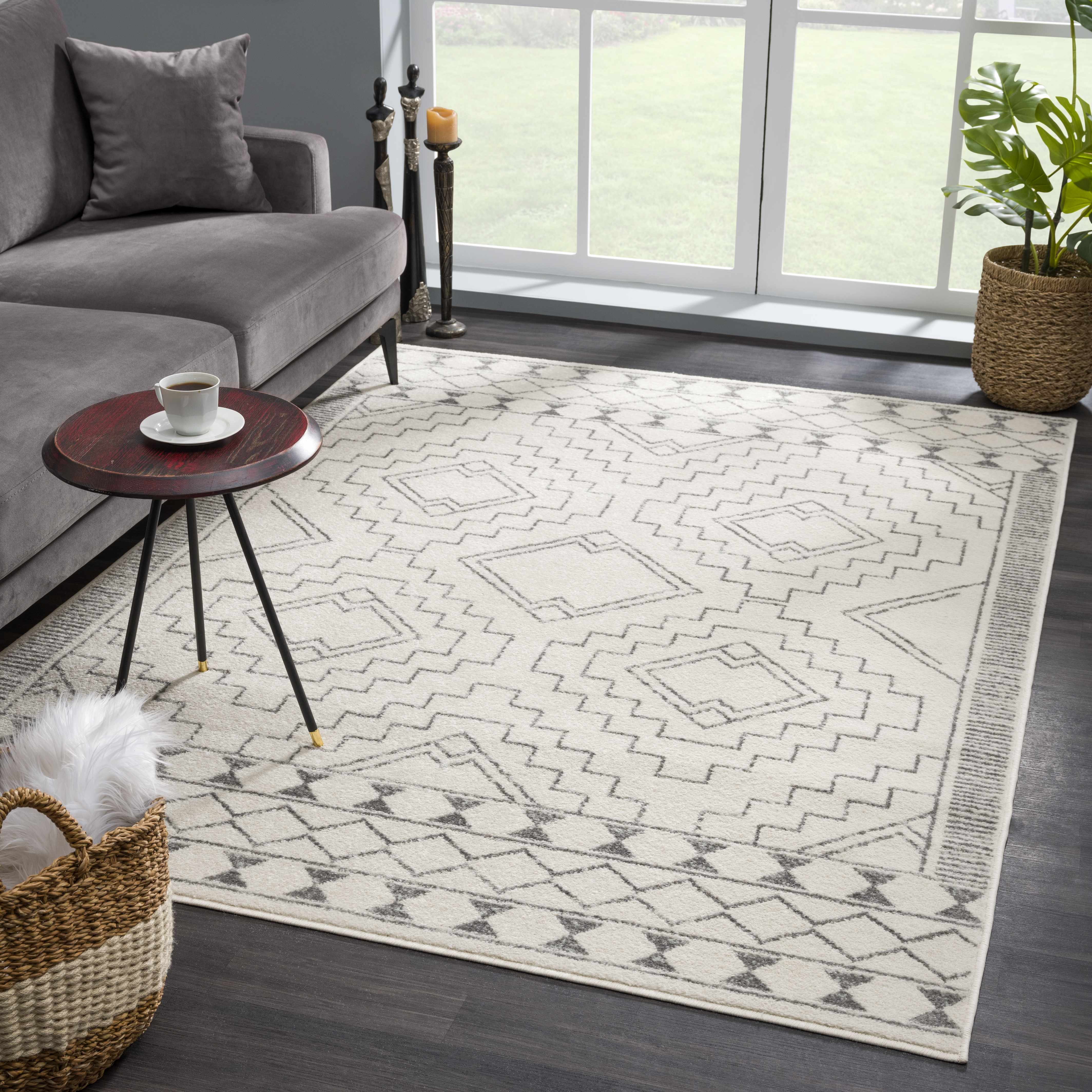 KMRSH-4614 Ivory Tribal Carpet - Clearance - Image 3