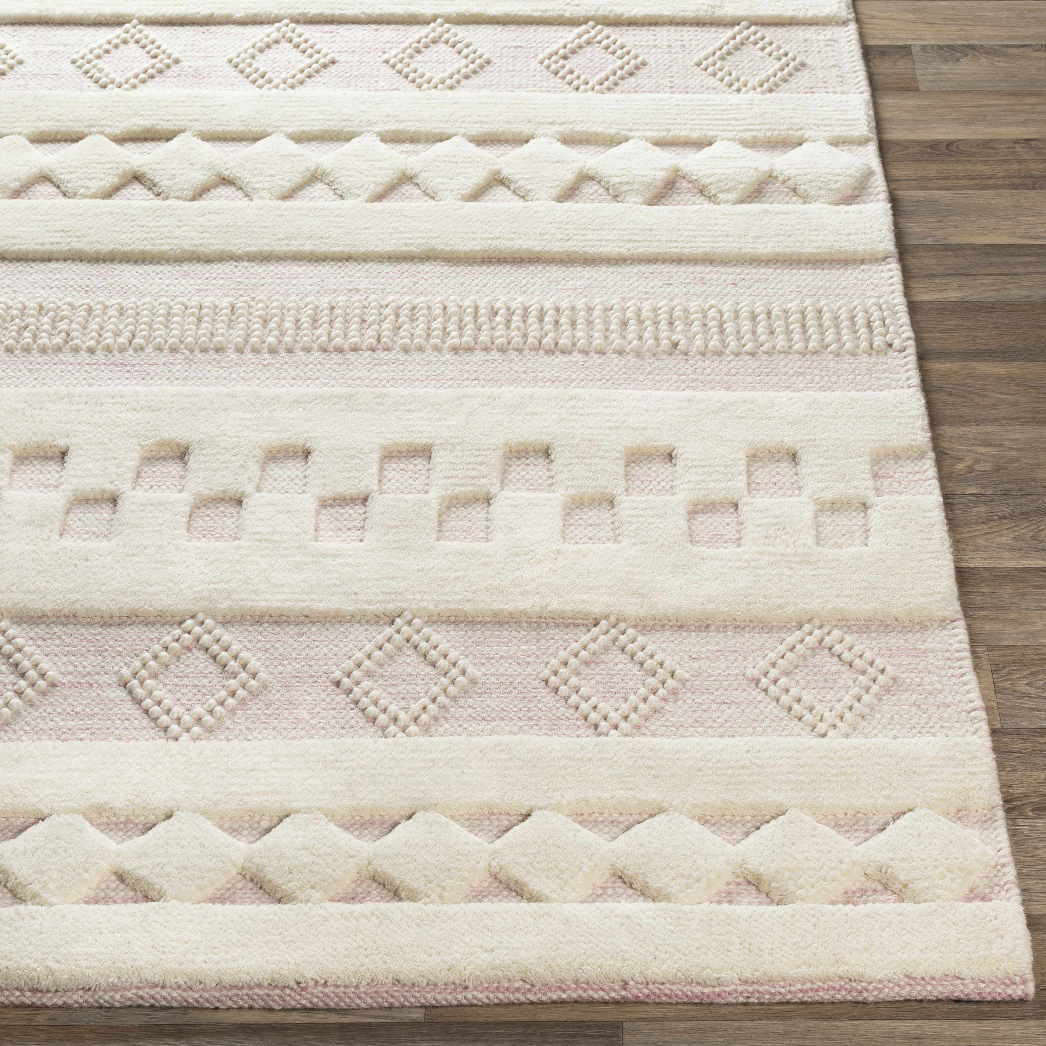 Knapp Pink Wool Rug - Clearance - Image 4