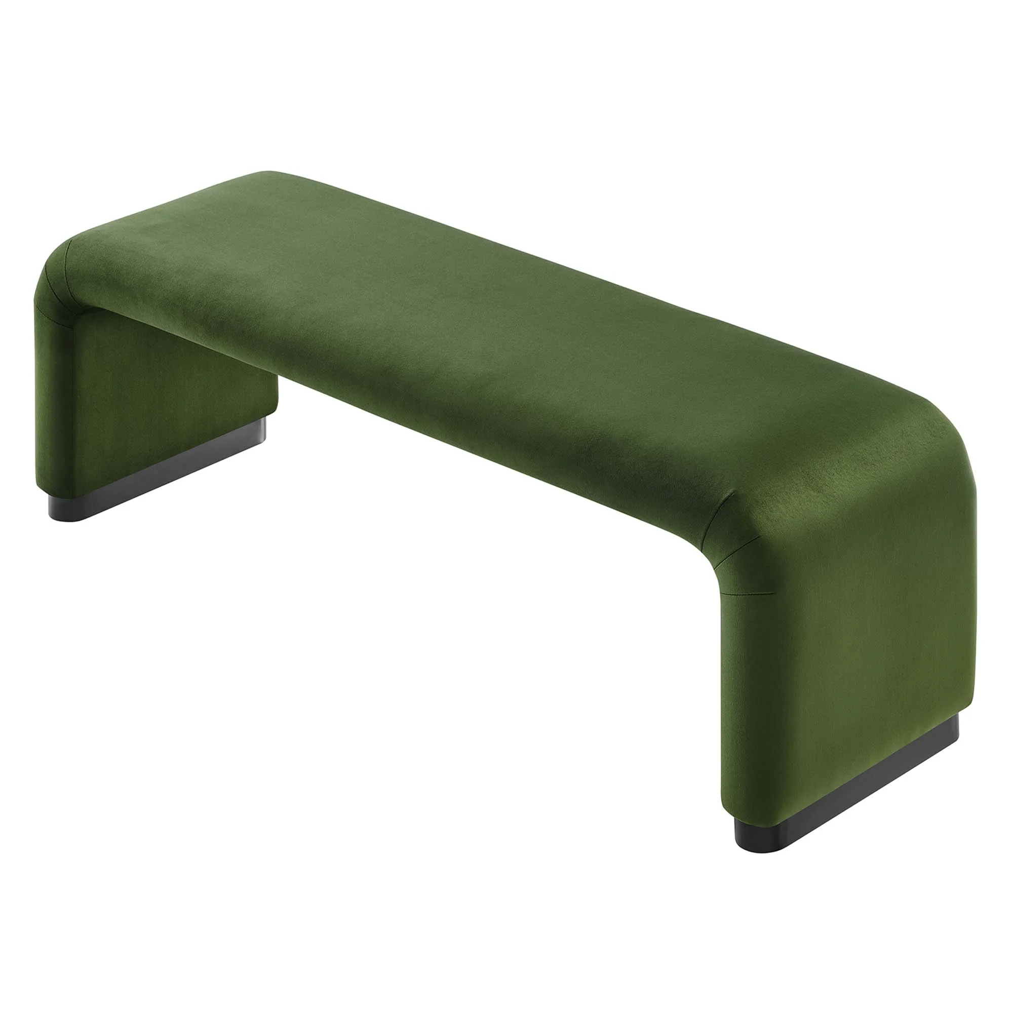 Koda Performance Velvet Waterfall Long Bench by Modway - Image 17