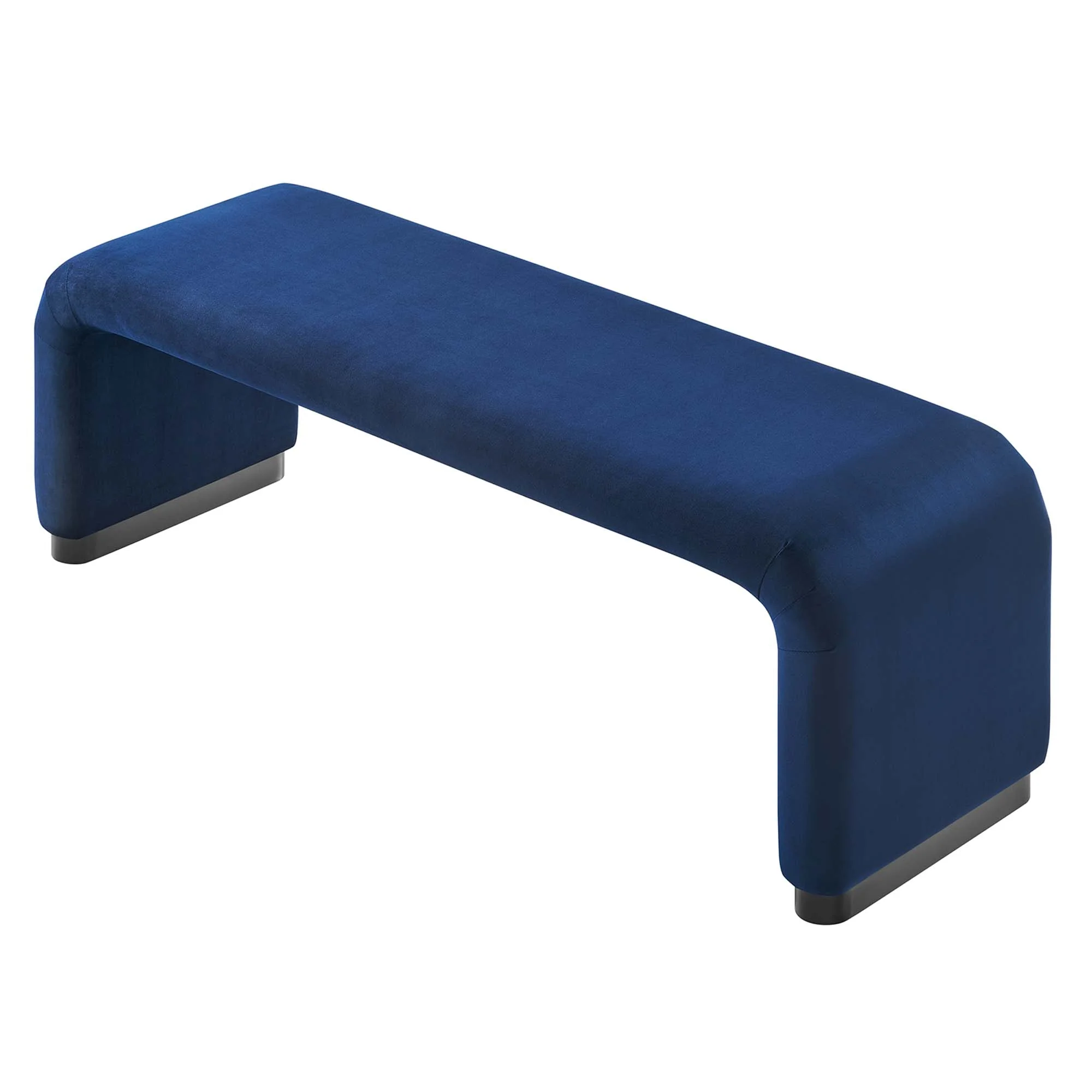 Koda Performance Velvet Waterfall Long Bench by Modway - Image 18