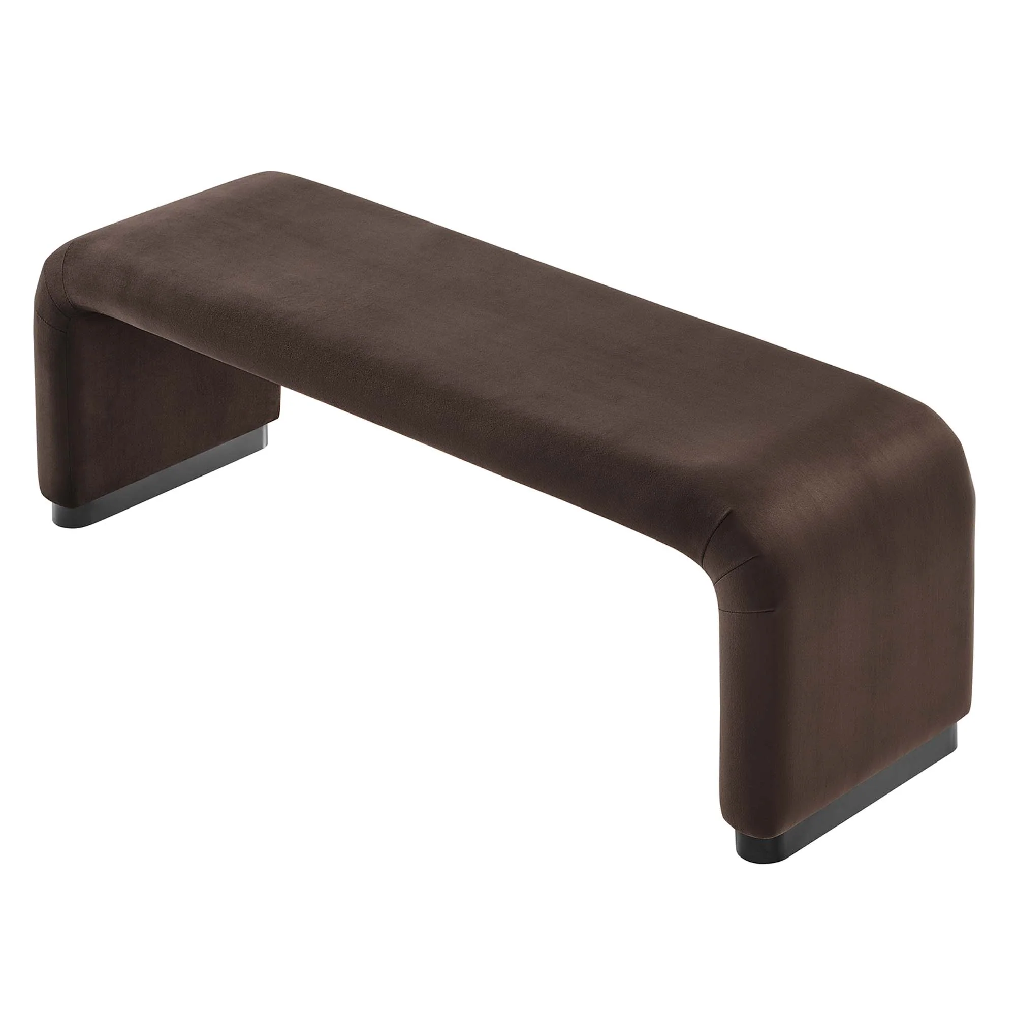 Koda Performance Velvet Waterfall Long Bench by Modway - Image 19