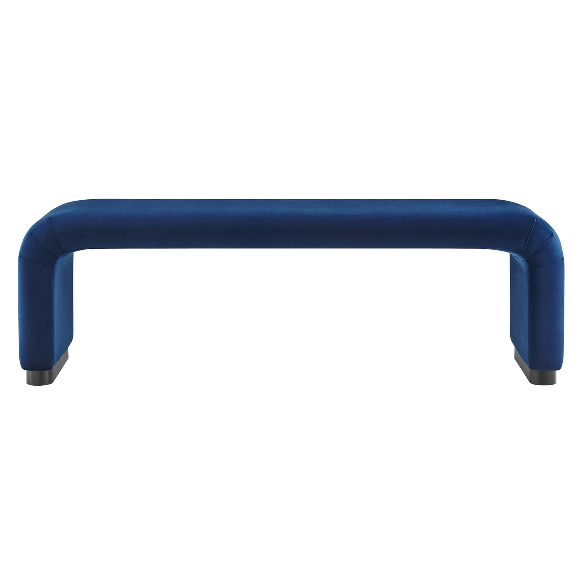 Koda Performance Velvet Waterfall Long Bench by Modway - Image 24