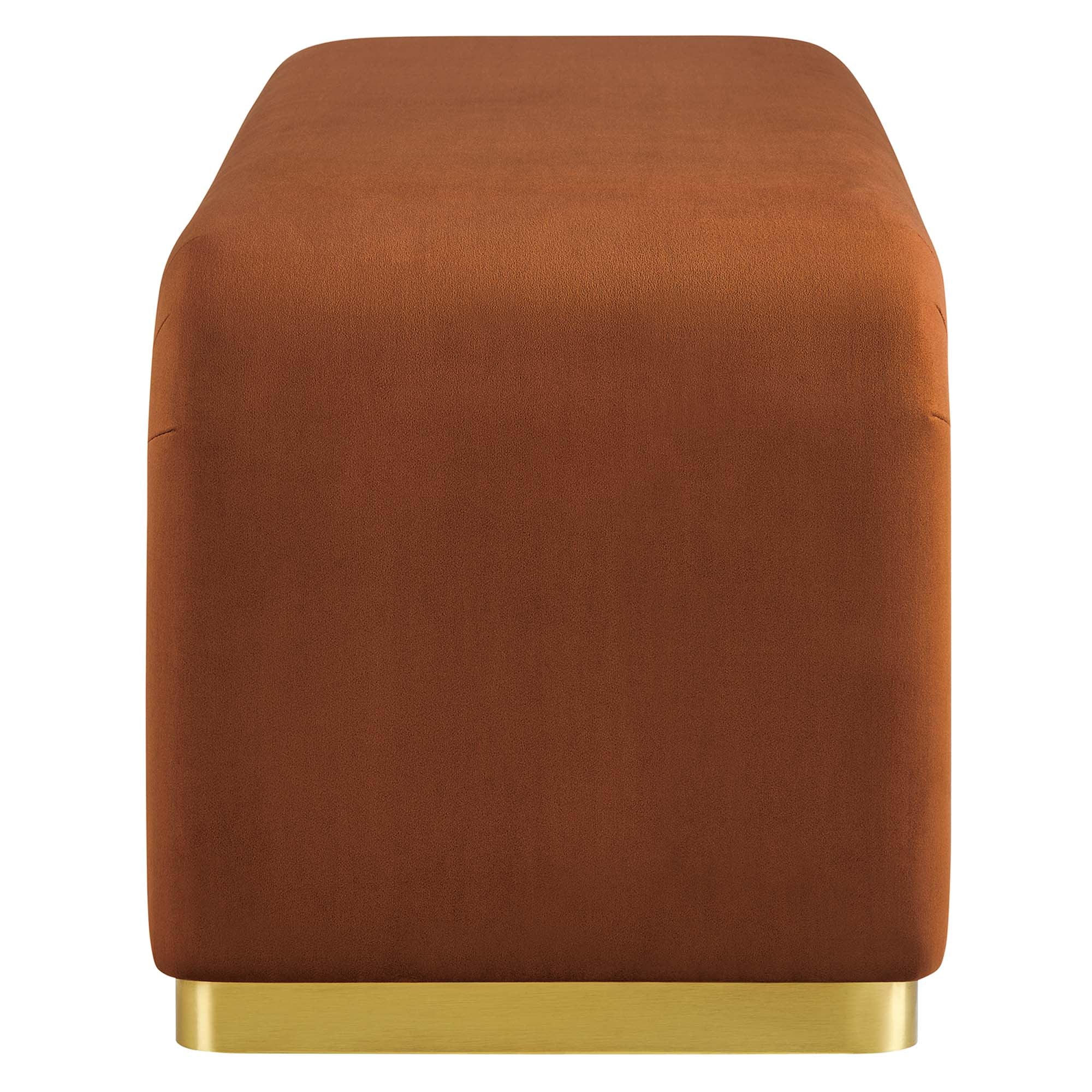 Koda Performance Velvet Waterfall Long Bench by Modway - Image 26