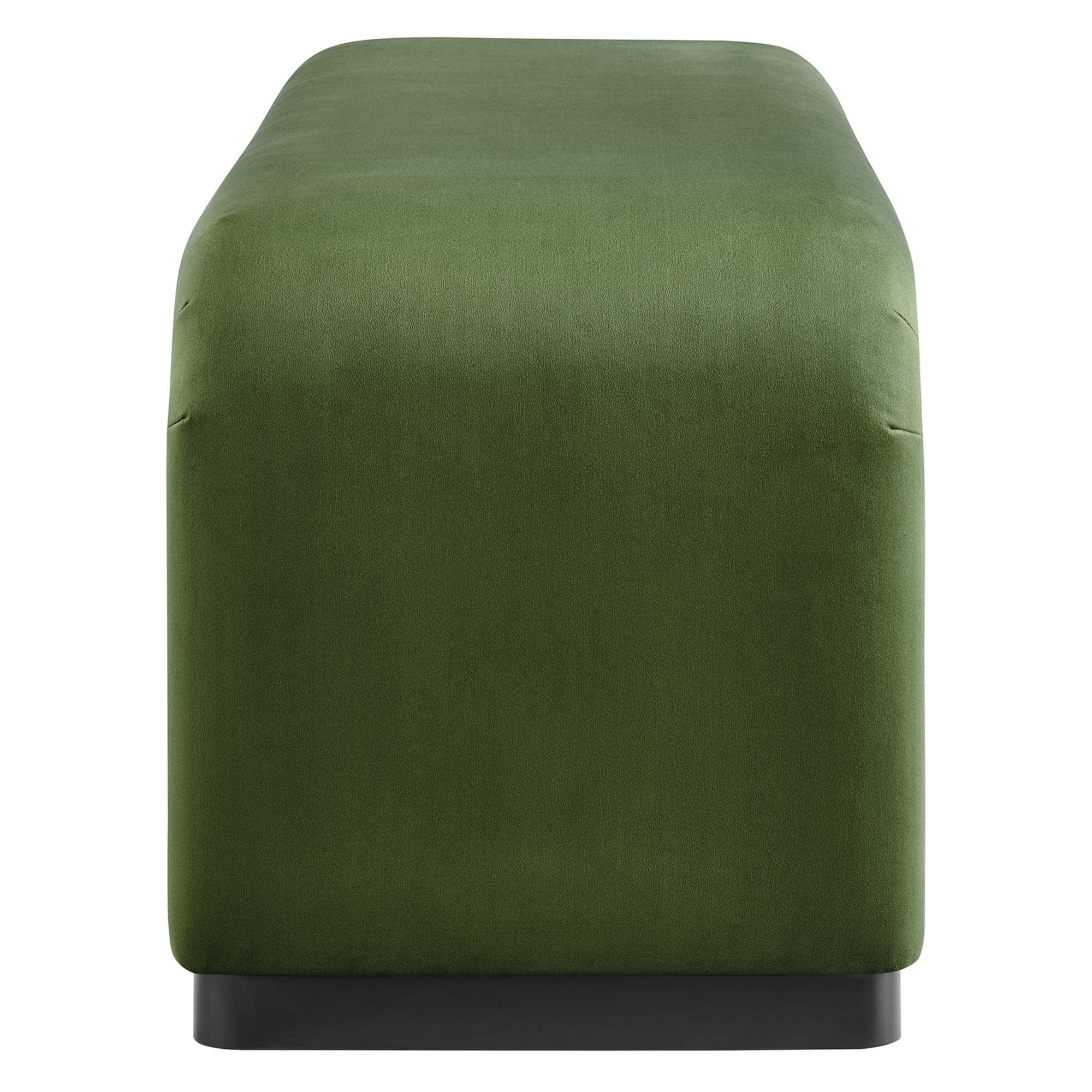 Koda Performance Velvet Waterfall Long Bench by Modway - Image 29