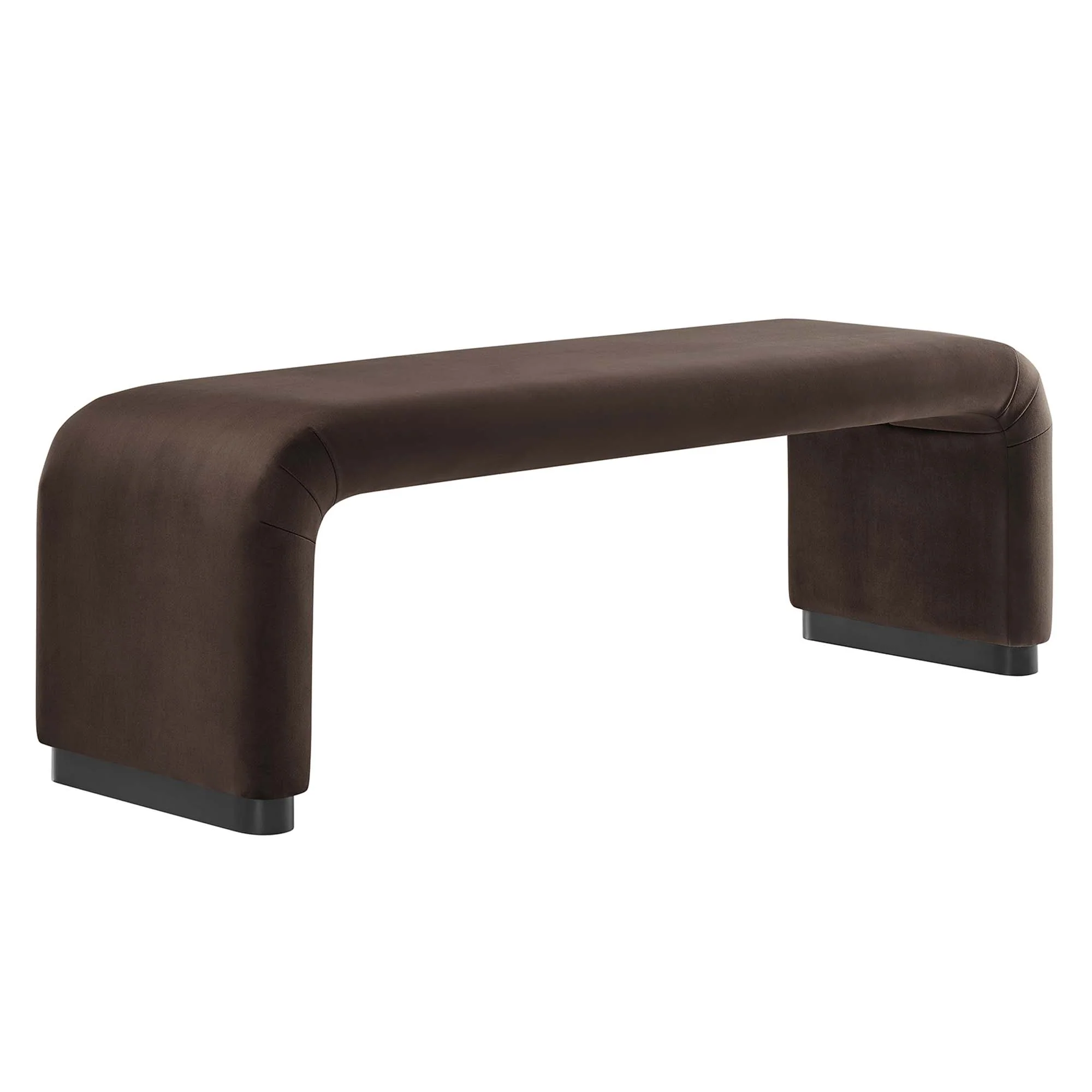 Koda Performance Velvet Waterfall Long Bench by Modway - Image 49