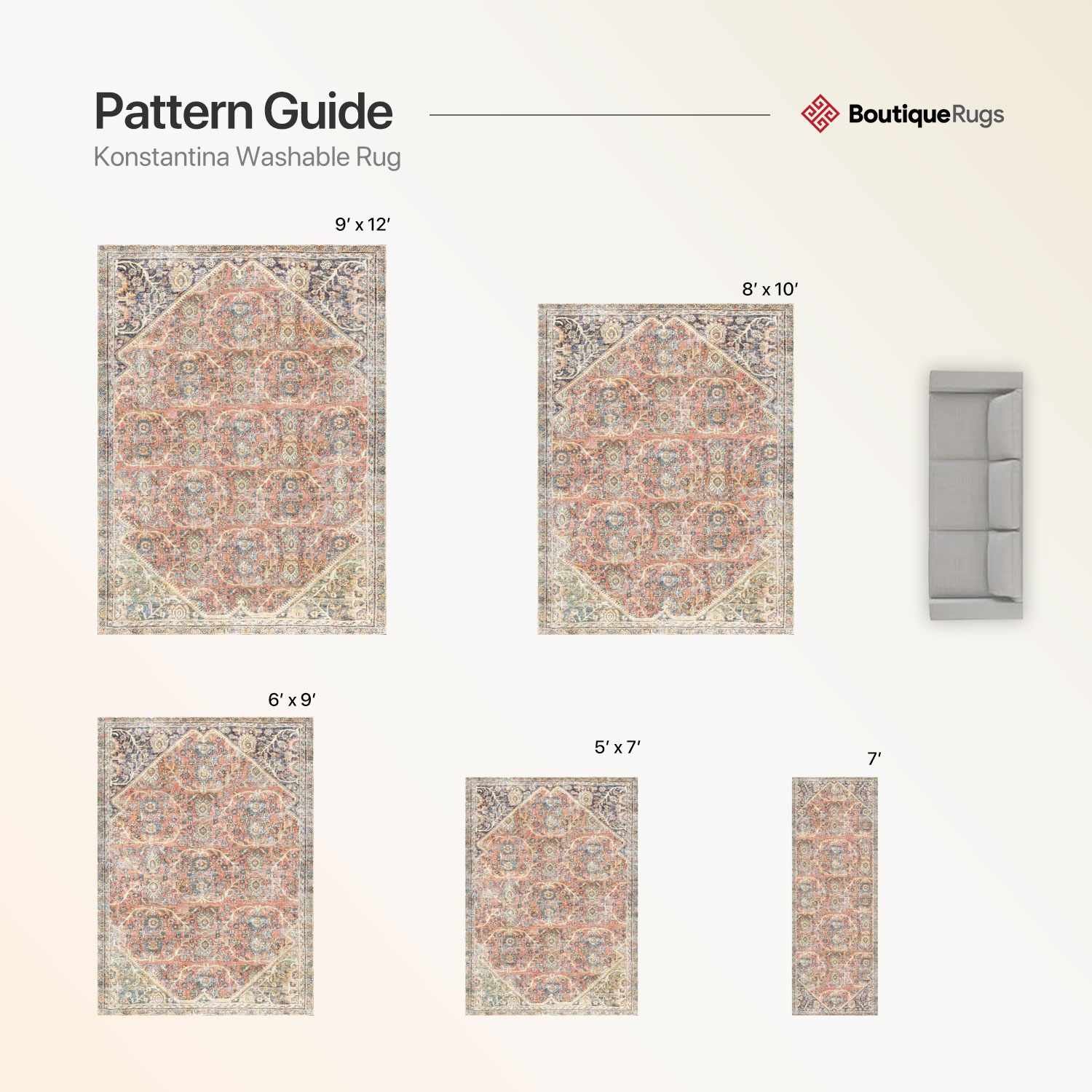 Konstantina Washable Area Rug - Promo - Image 17