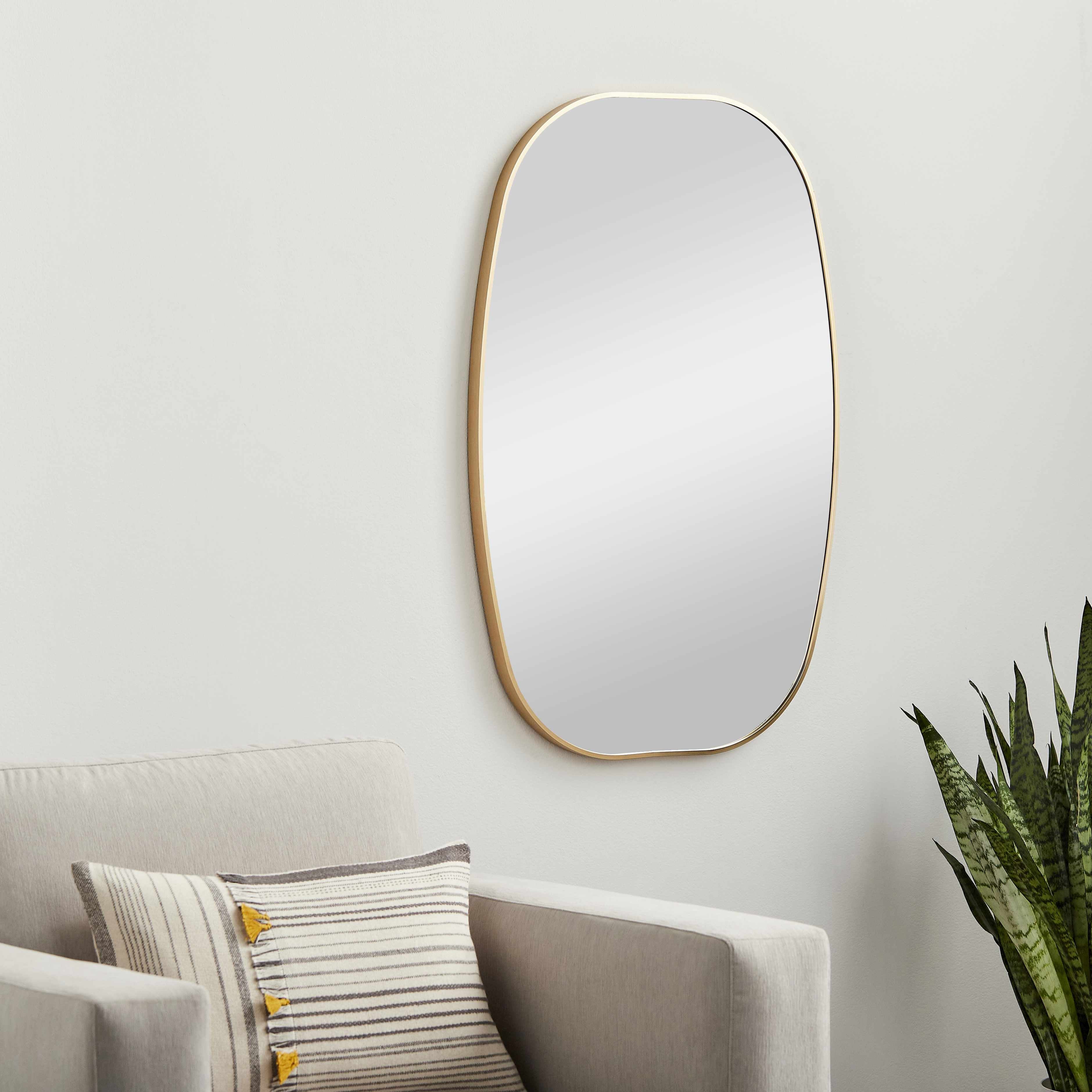 Kopparberg Gold Frame Round Mirror - Image 10