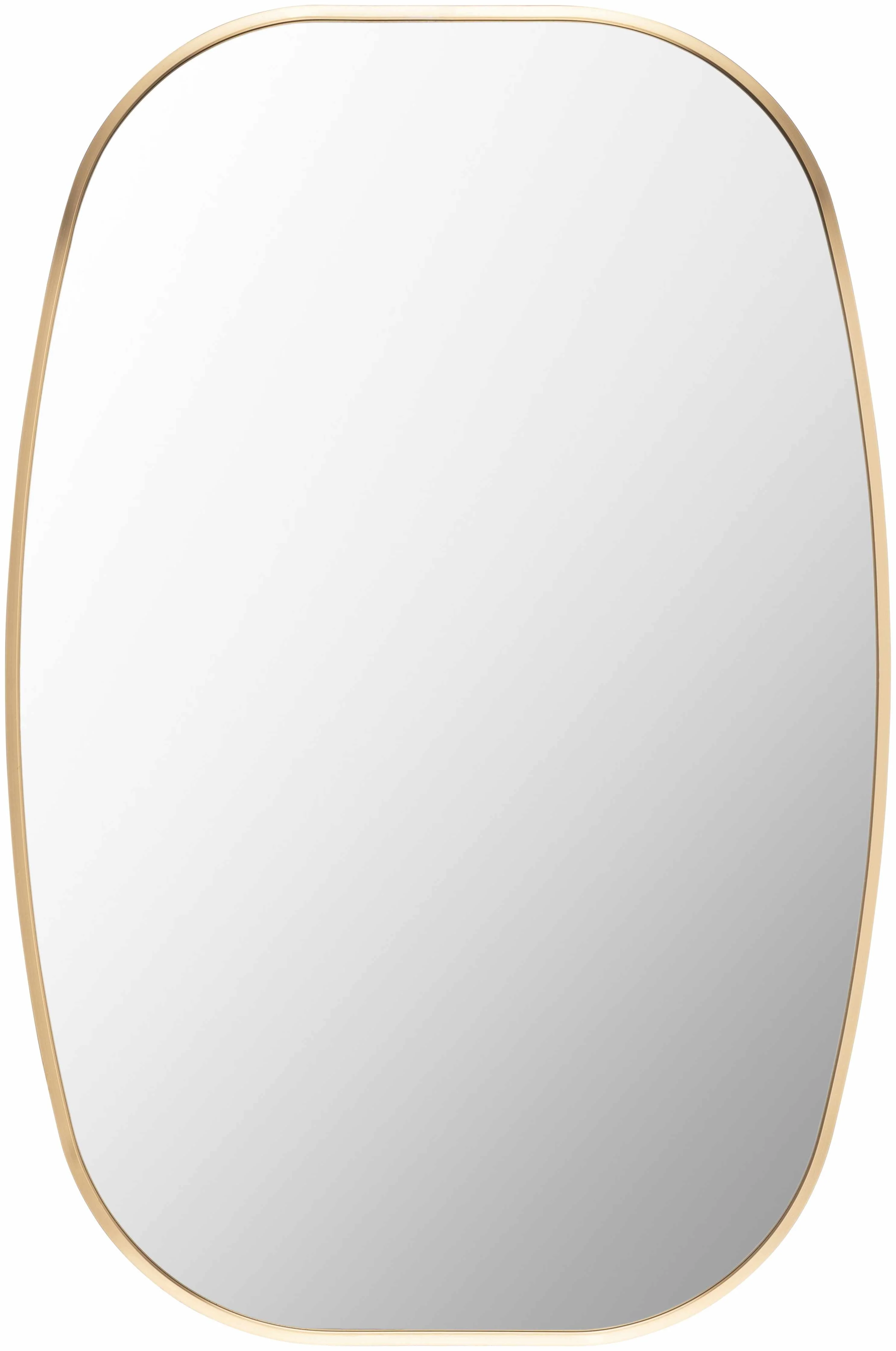 Kopparberg Gold Frame Round Mirror - Image 2