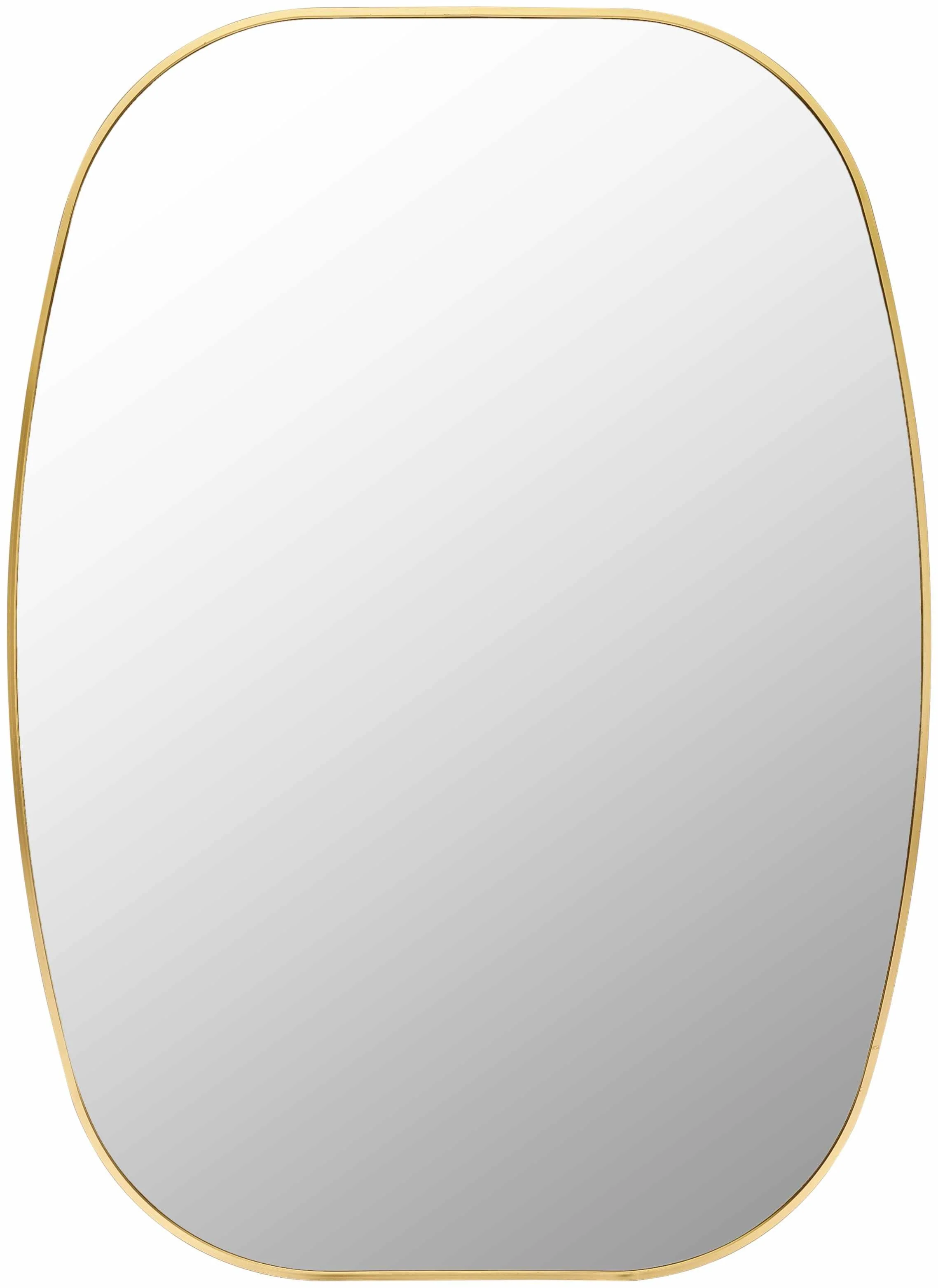 Kopparberg Gold Frame Round Mirror - Image 3