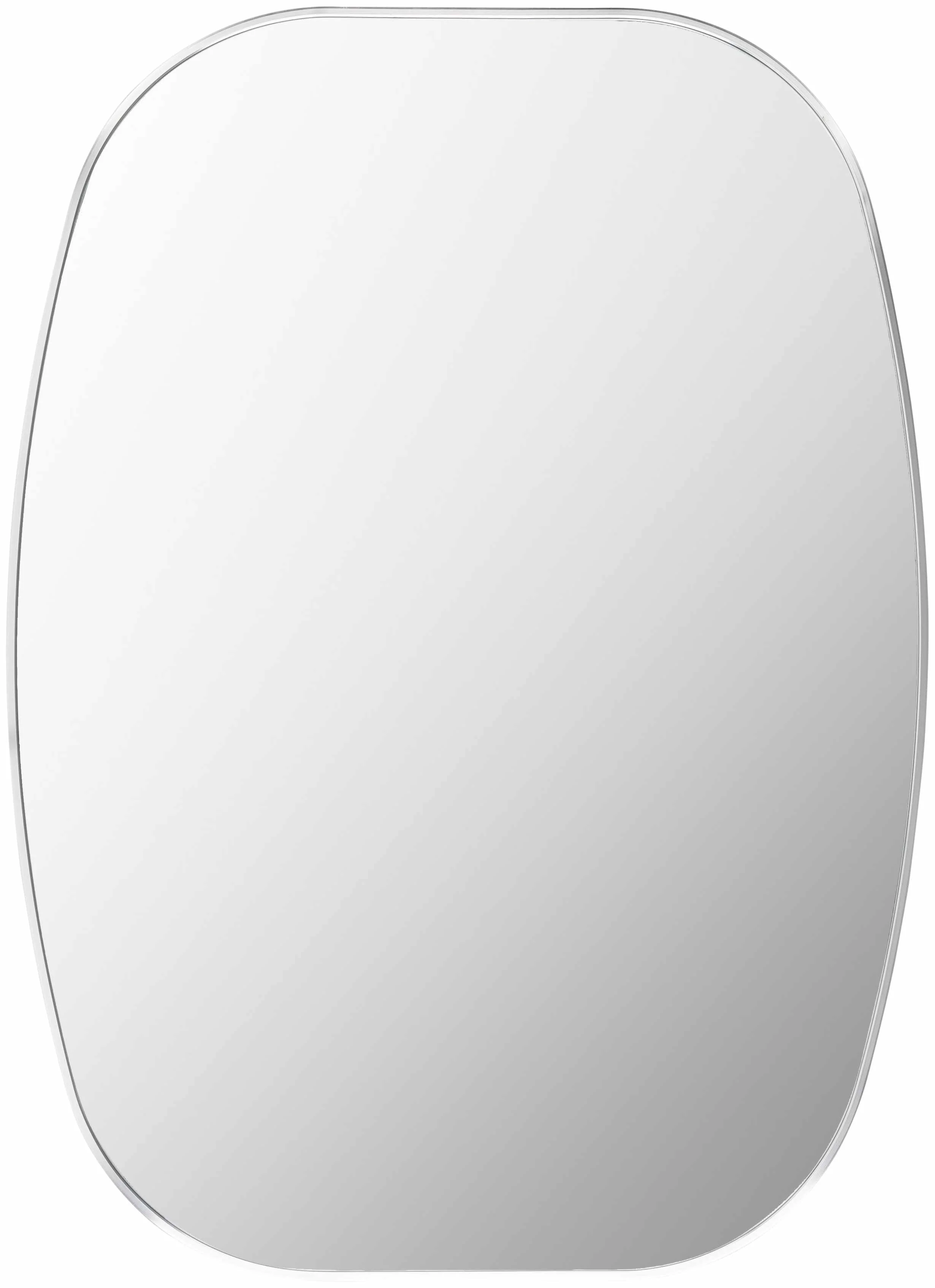 Kopparberg Metallic Silver Gold Frame Round Mirror - Image 2