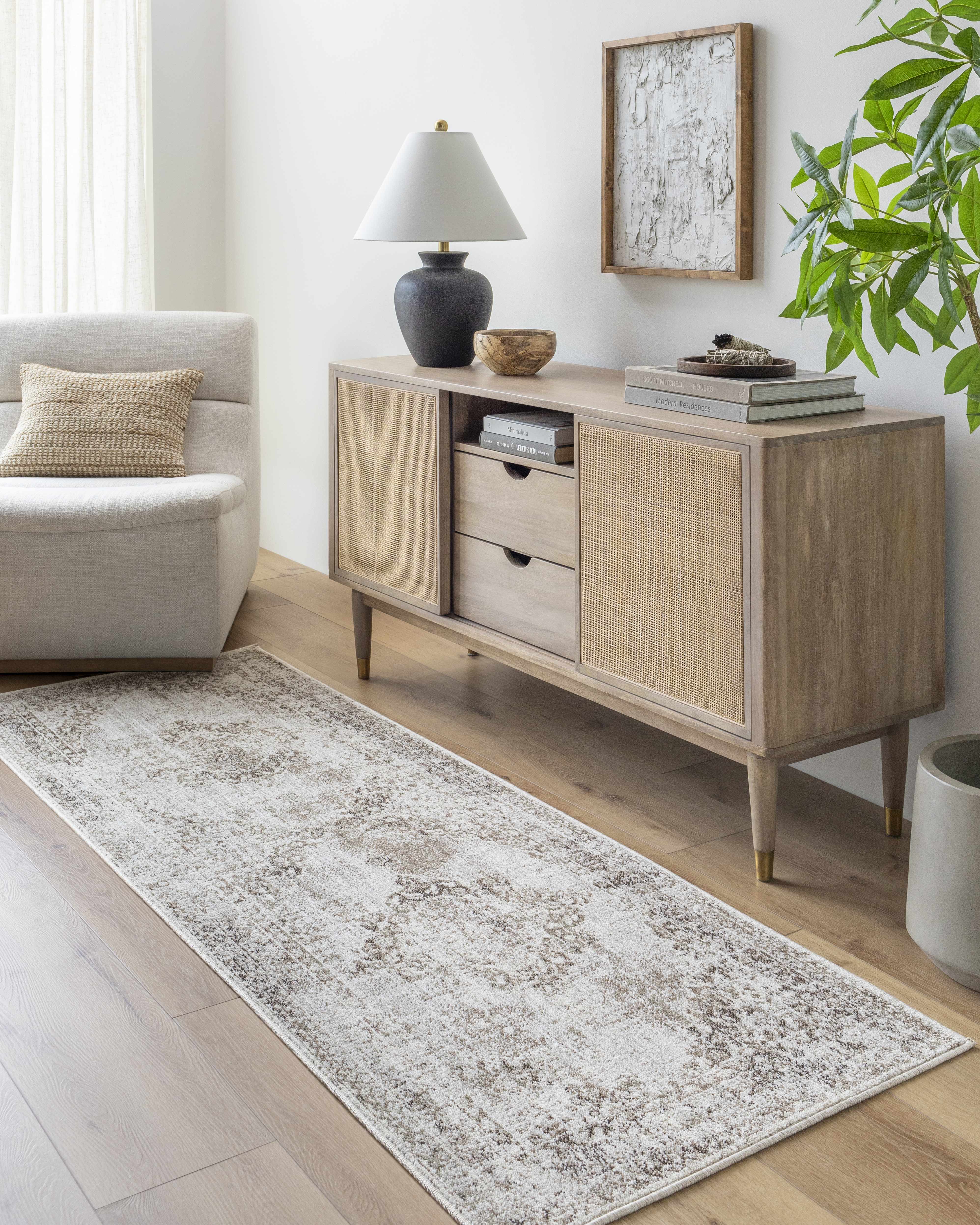 Kosta Beige Medallion Area Rug - Clearance - Image 2