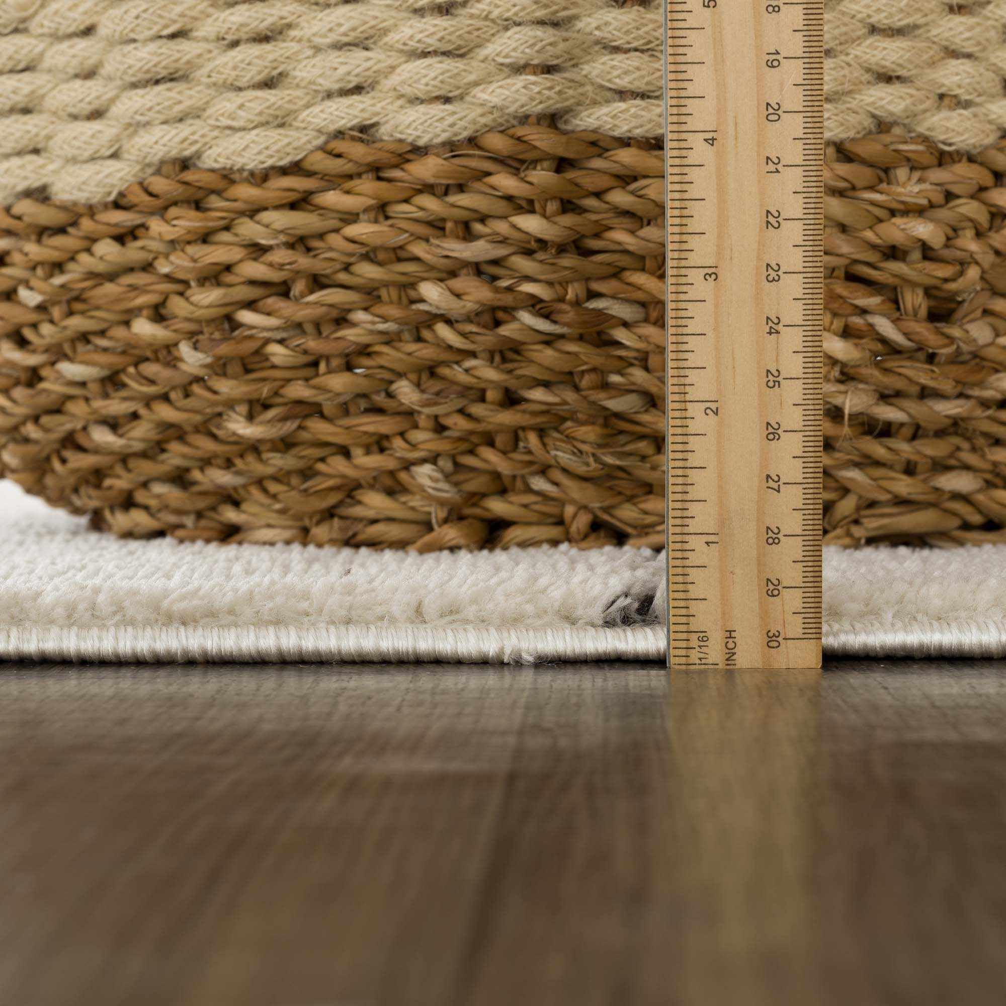 Koume Beige Maze Area Rug - Image 12