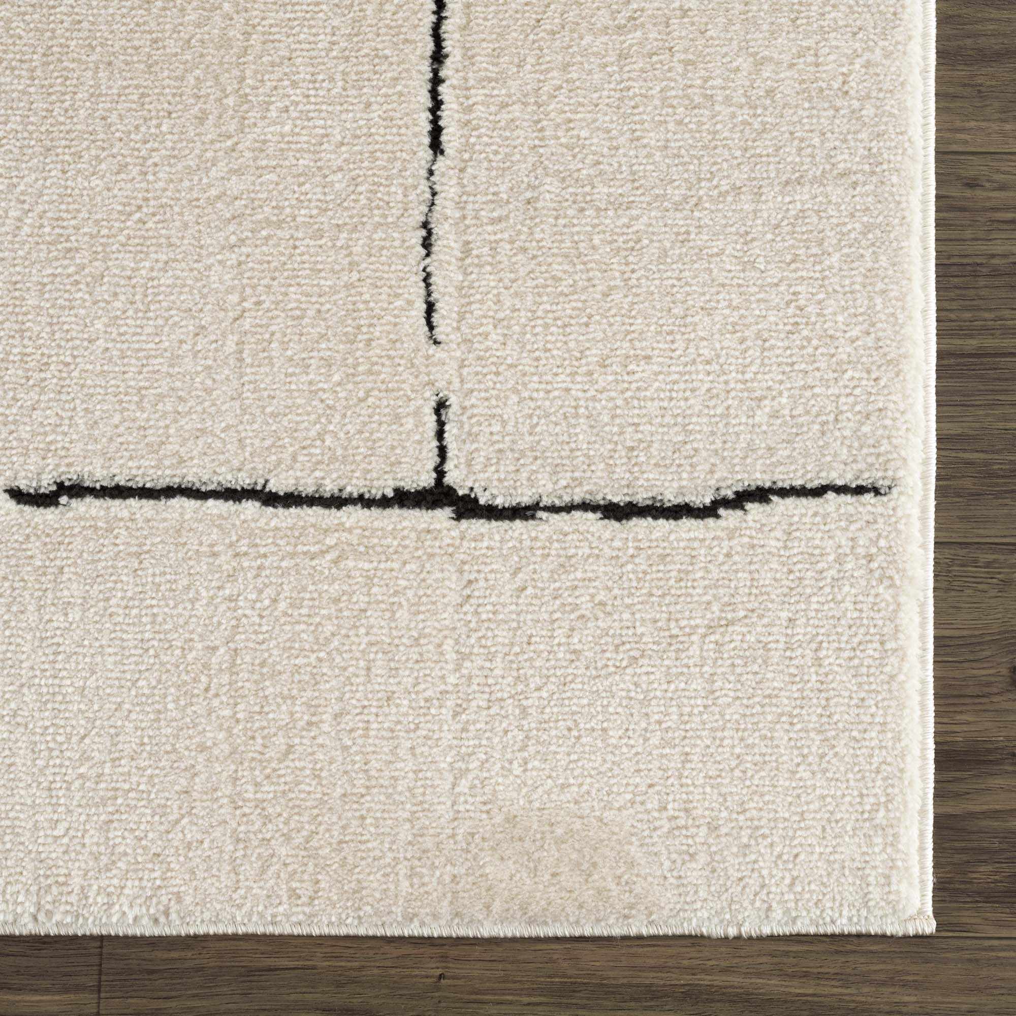 Koume Beige Maze Area Rug - Image 8