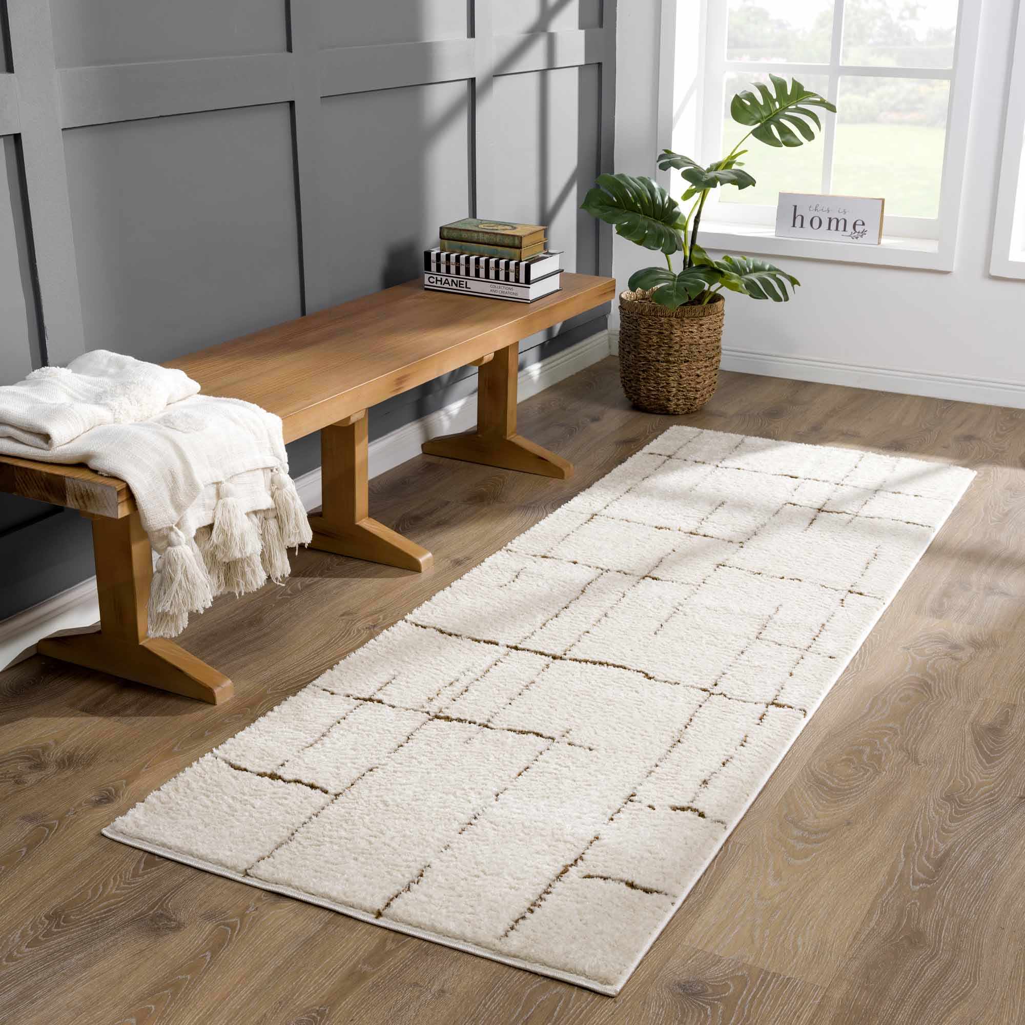 Koume Ivory & Brown Area Rug - Image 3
