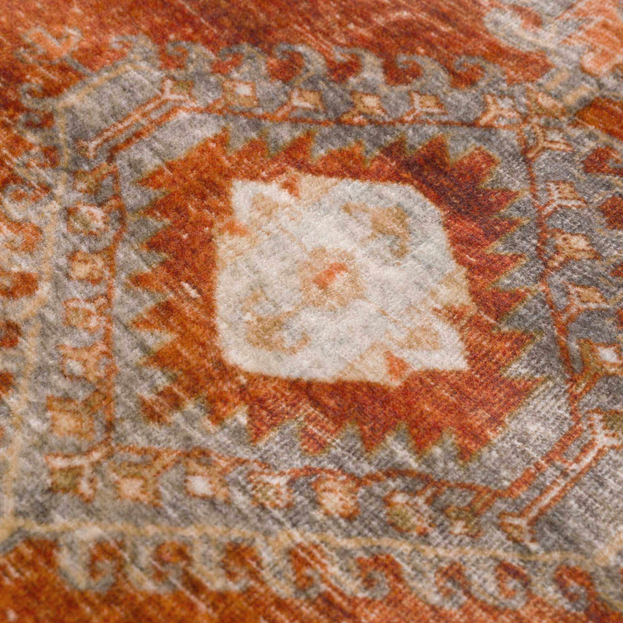 Kullar Orange Washable Area Rug - Image 10