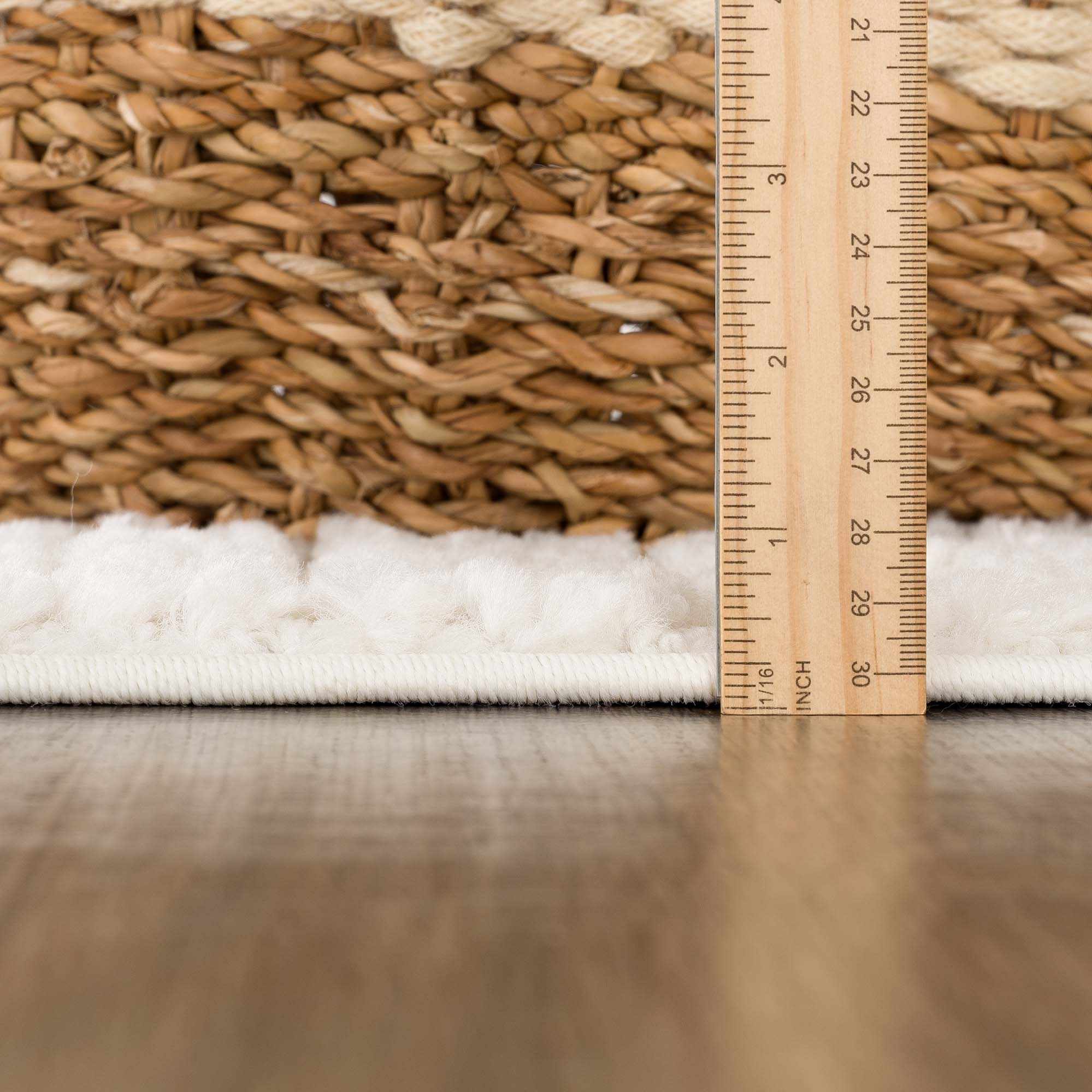 Kulu Textured Area Rug with Tassels - Image 10