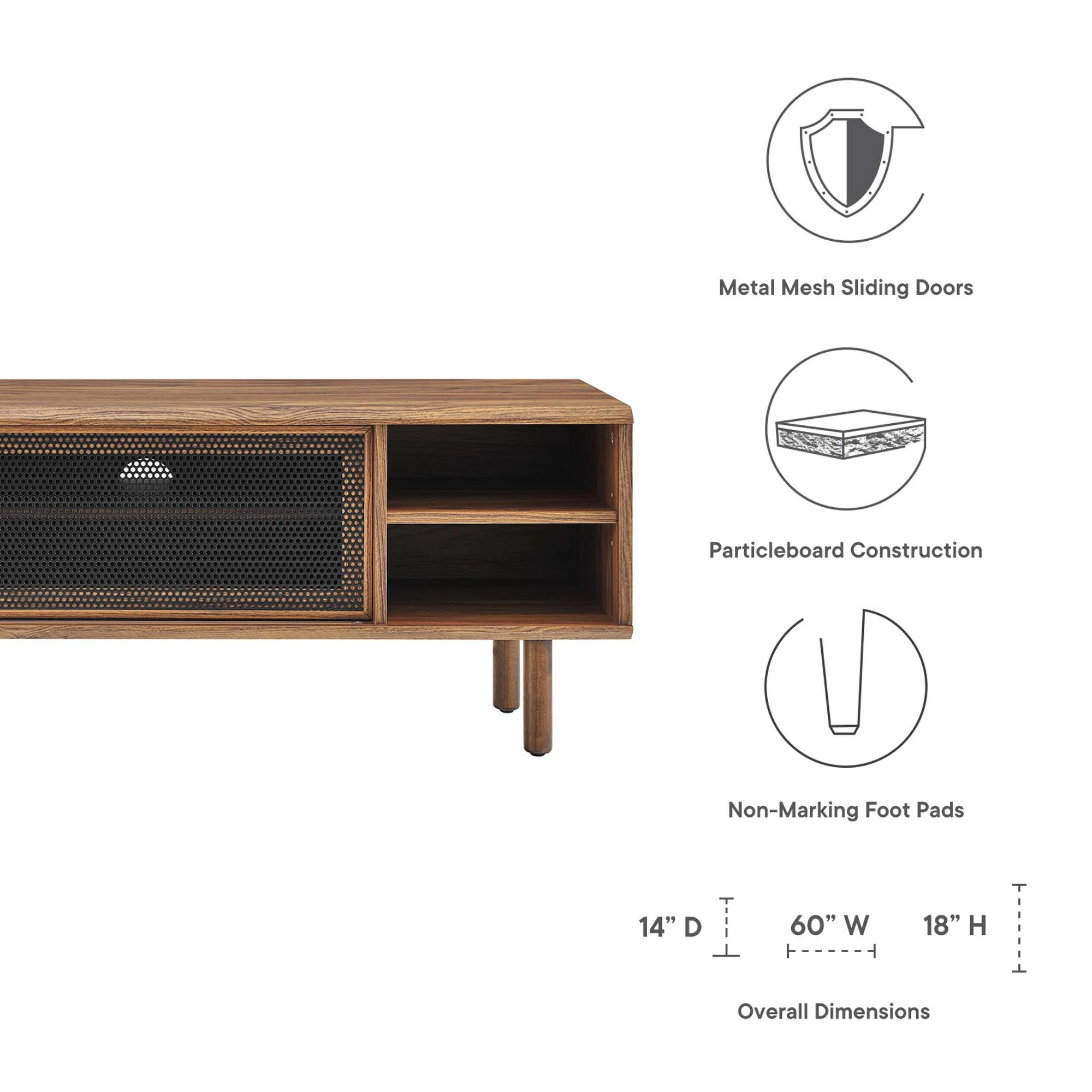 Kurtis 60" TV Stand by Modway - Image 18