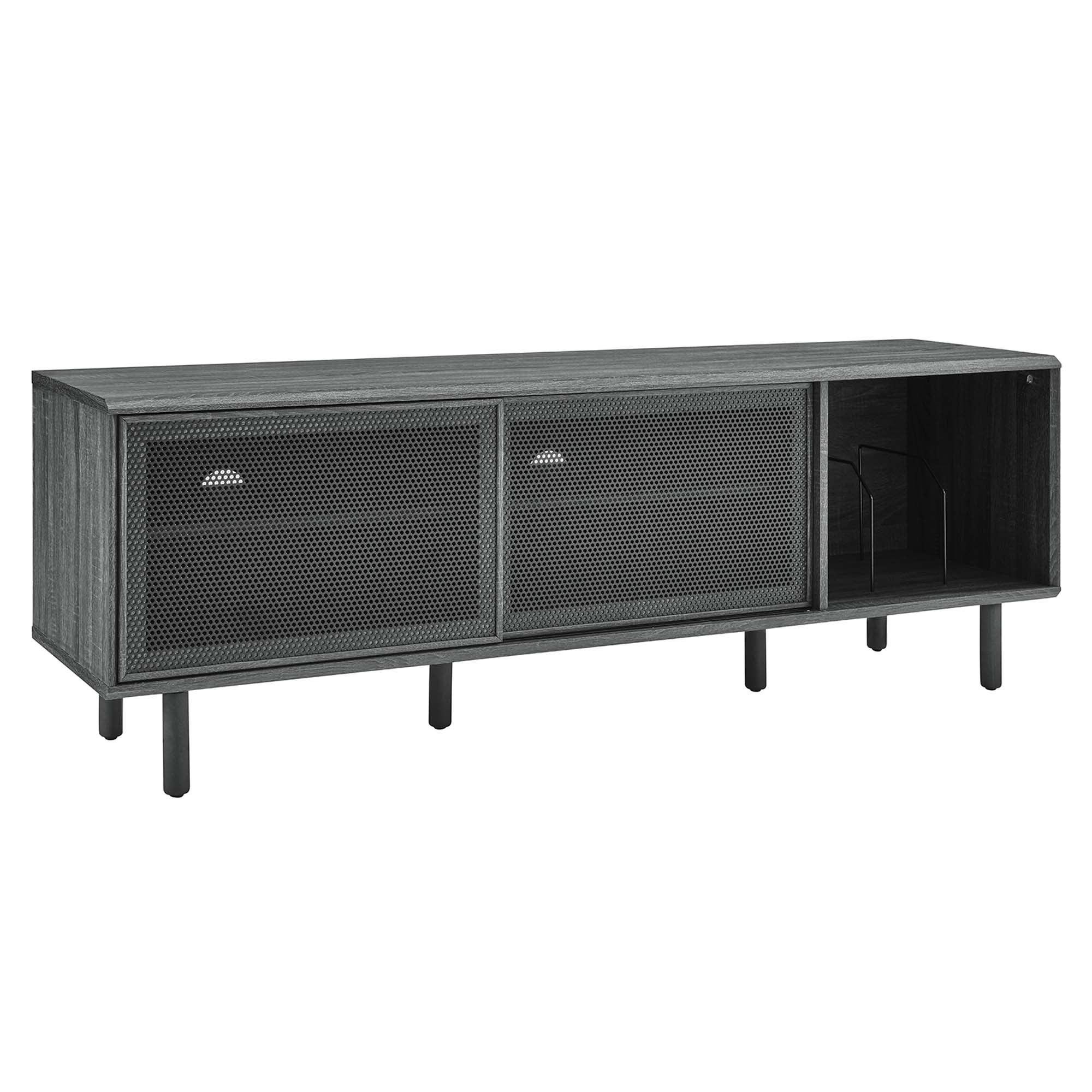 Kurtis 67" TV and Vinyl Record Stand by Modway - Image 20