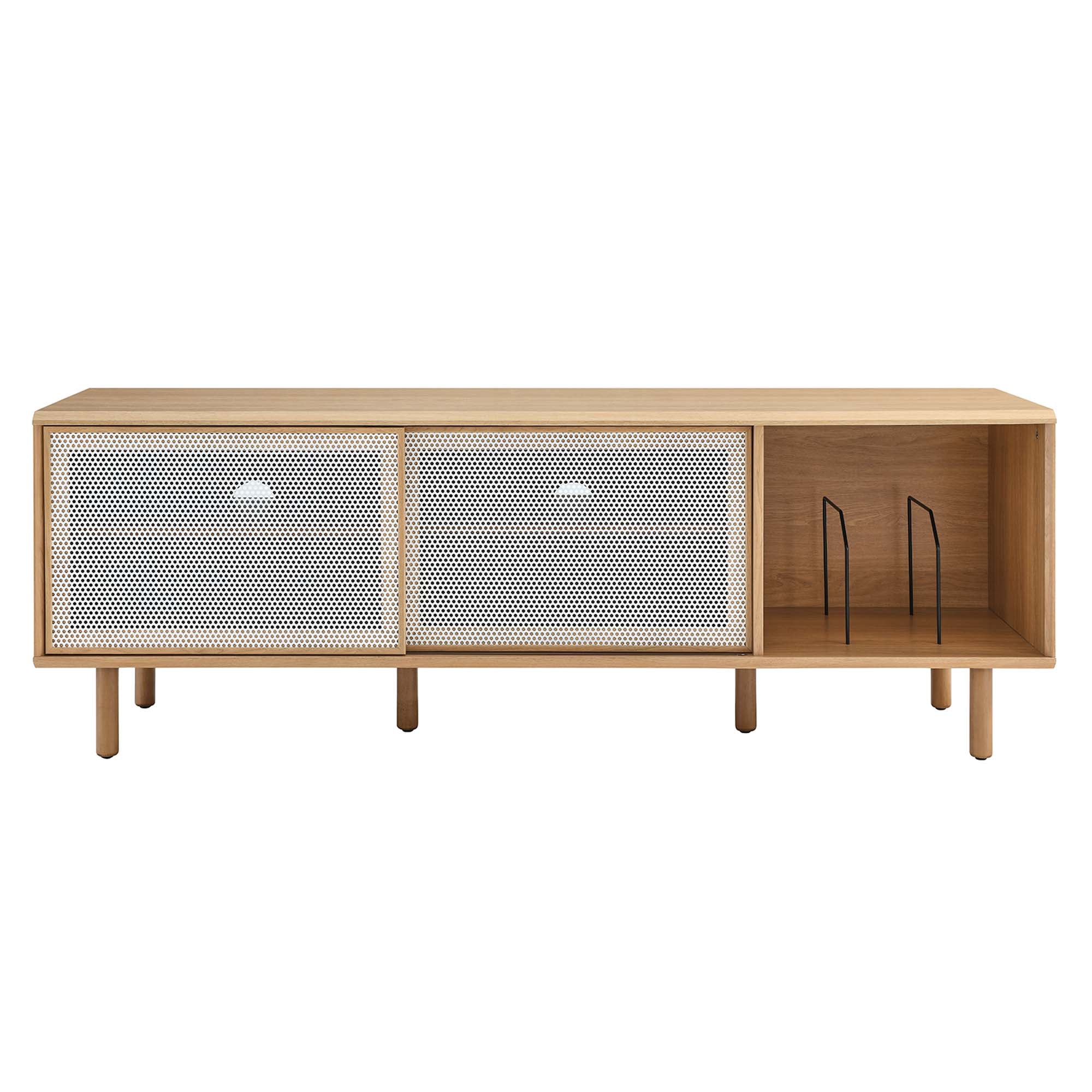 Kurtis 67" TV and Vinyl Record Stand by Modway - Image 5