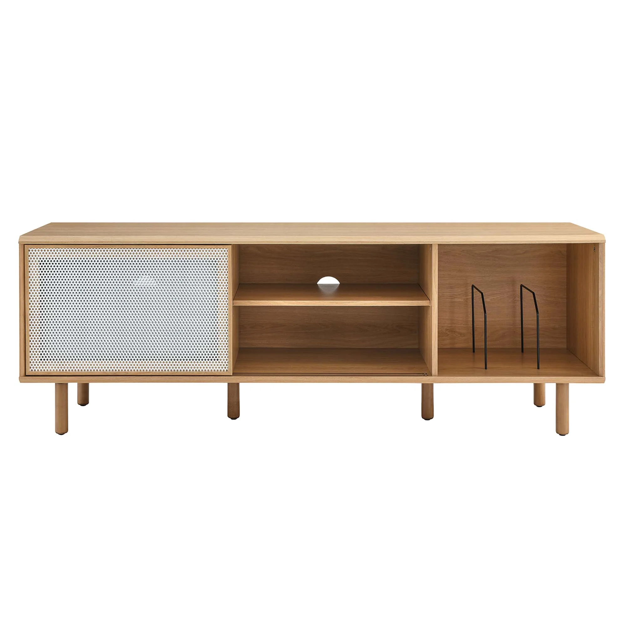 Kurtis 67" TV and Vinyl Record Stand by Modway - Image 7