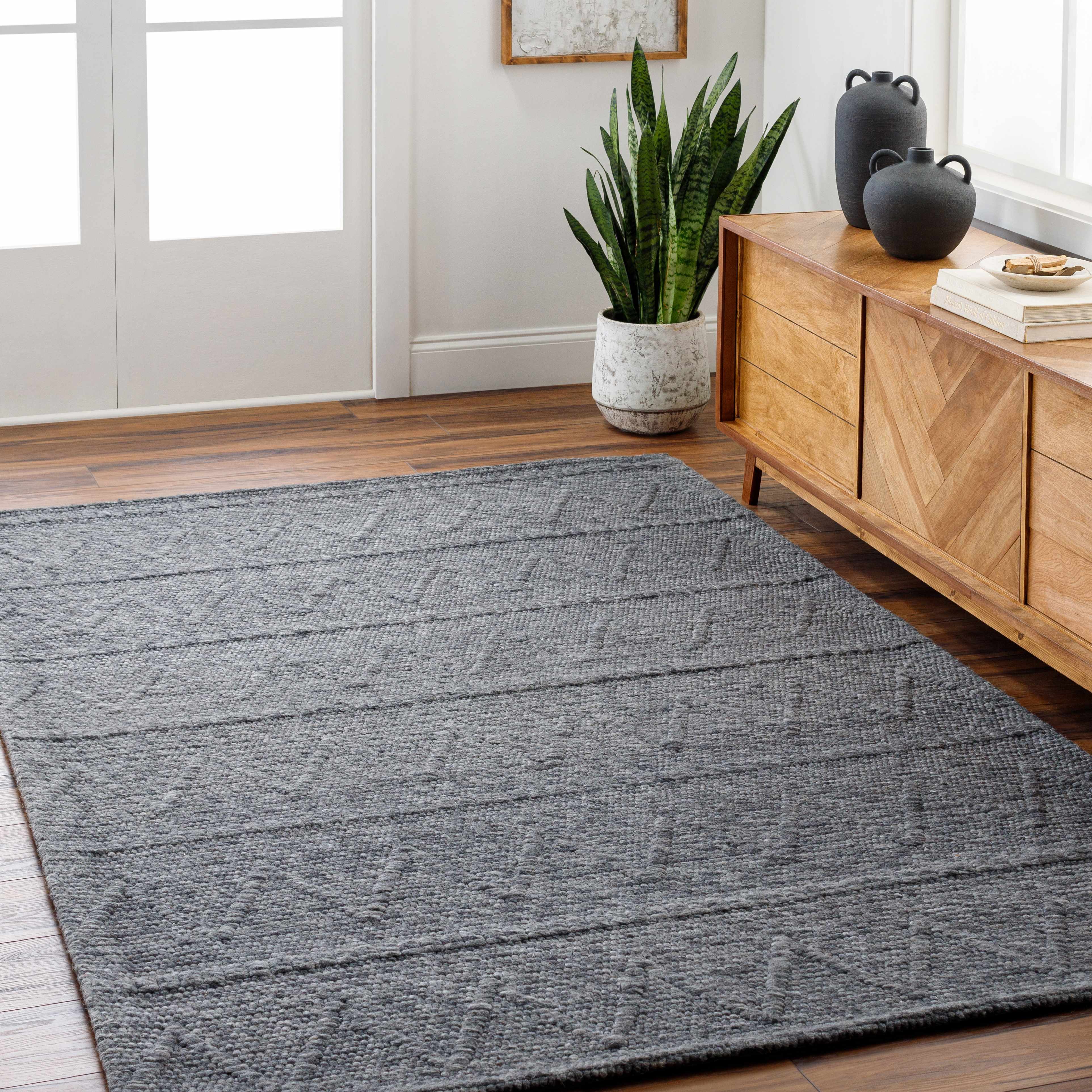 Kyung Dark Gray Area Rug - Clearance - Image 2