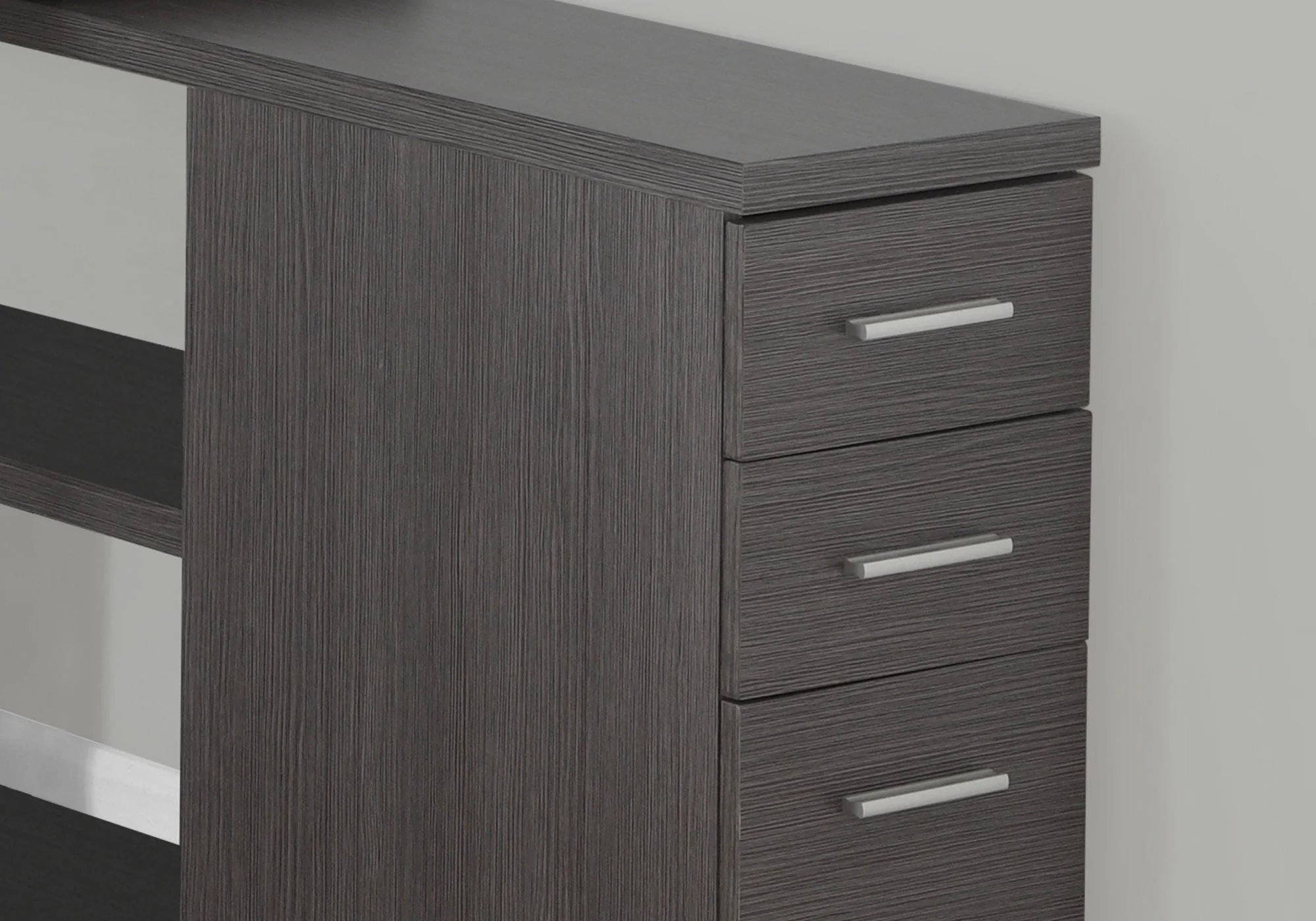 L-Shape Computer Desk with Storage Drawers - Image 10