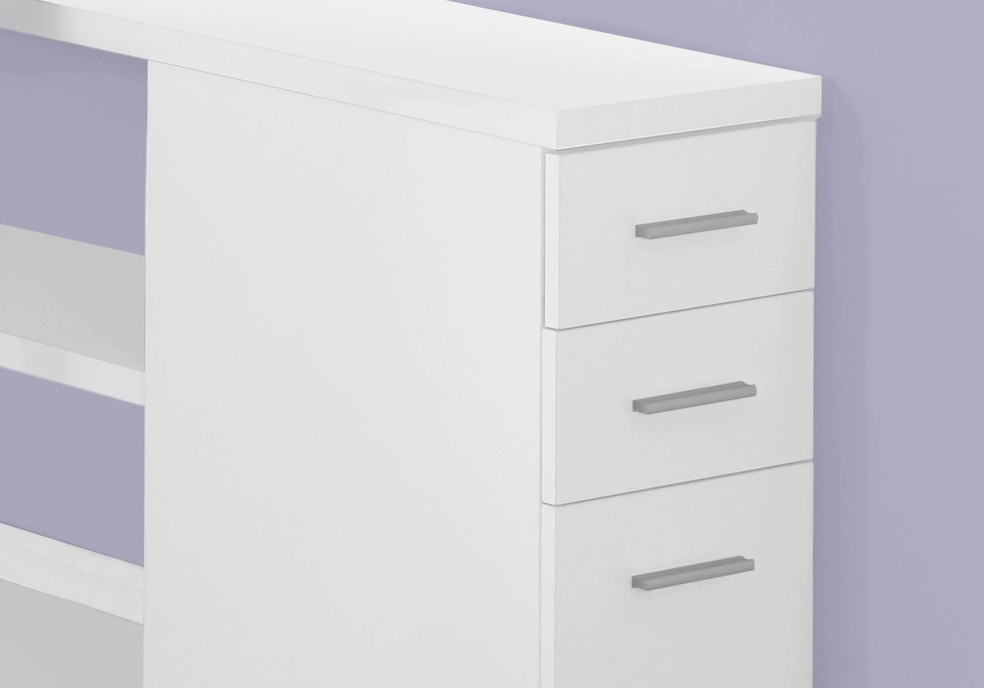 L-Shape Computer Desk with Storage Drawers - Image 14