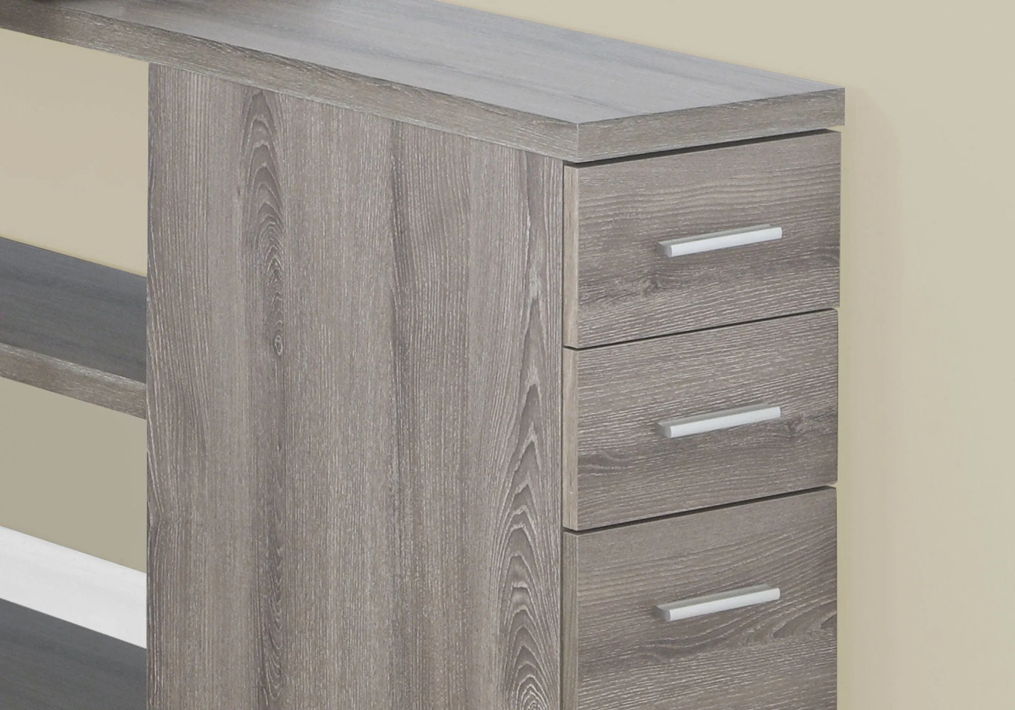 L-Shape Computer Desk with Storage Drawers - Image 6