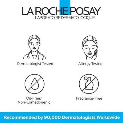 La Roche-Posay Toleriane Dermo Milky Facial Makeup Remover Unscented 6.76 fl oz - Image 5