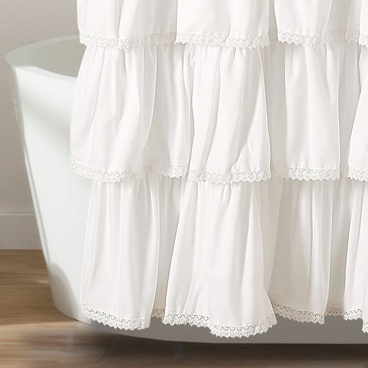 Lace Ruffle Shower Curtain - Image 18