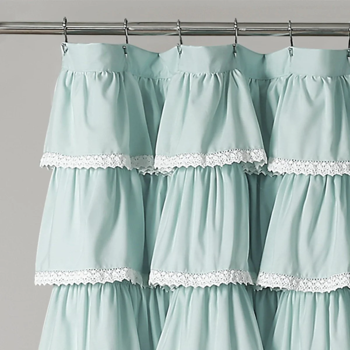 Lace Ruffle Shower Curtain - Image 9