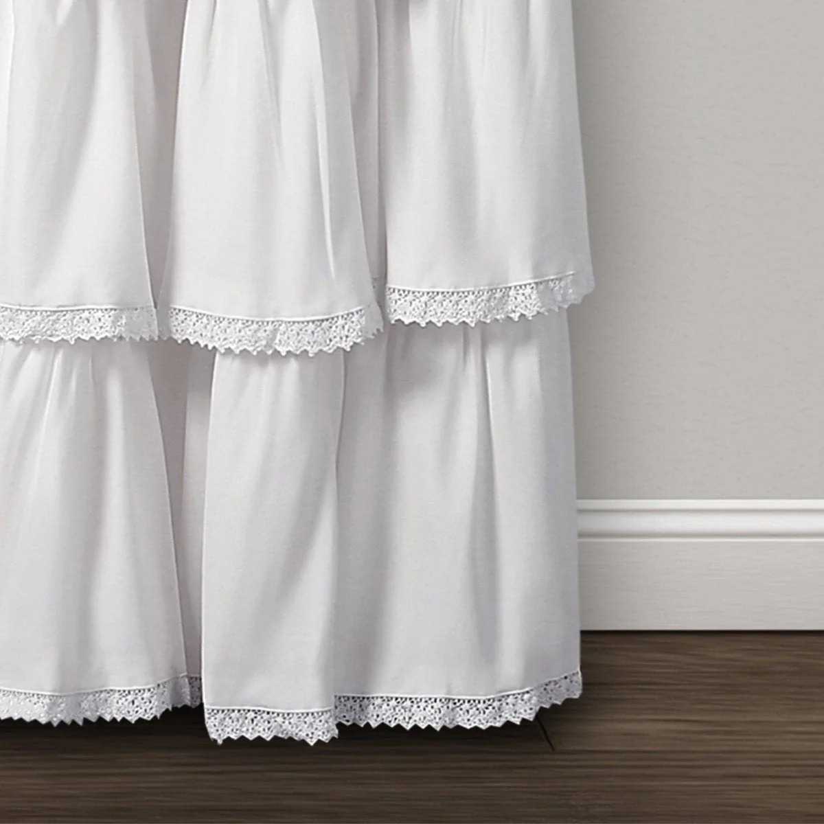 Lace Ruffle Window Curtain Panel - Image 13