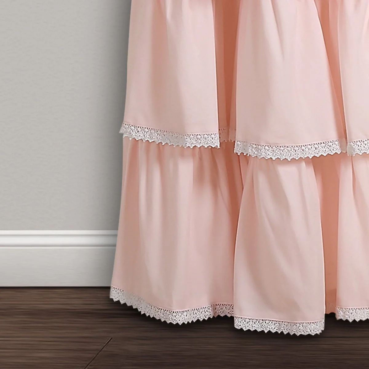Lace Ruffle Window Curtain Panel - Image 3