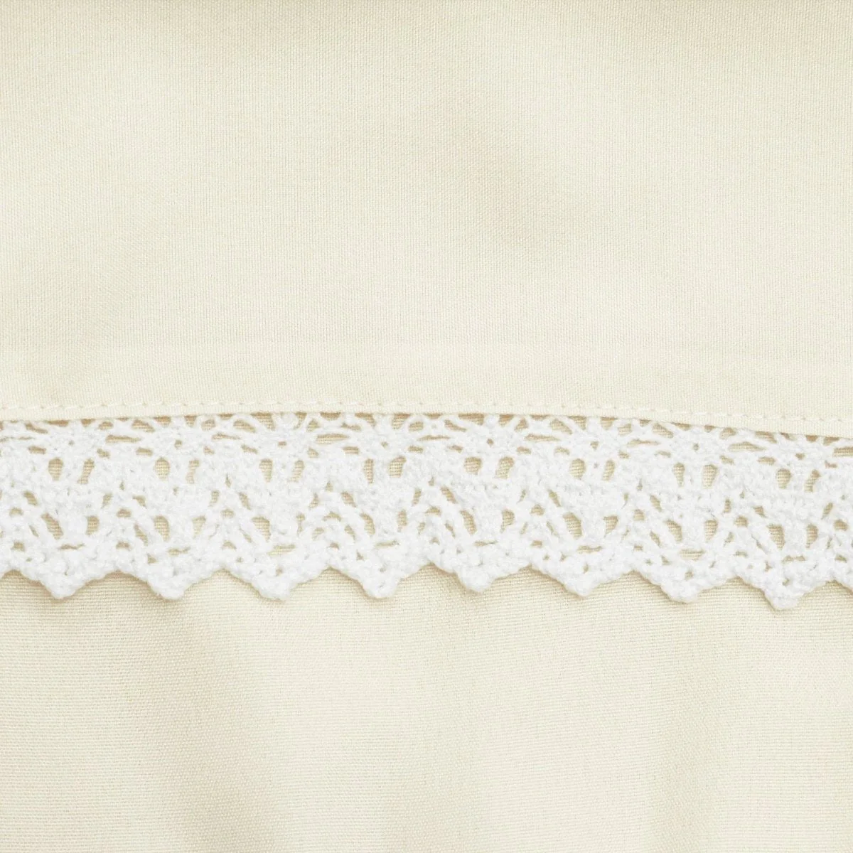 Lace Ruffle Window Curtain Panel - Image 7