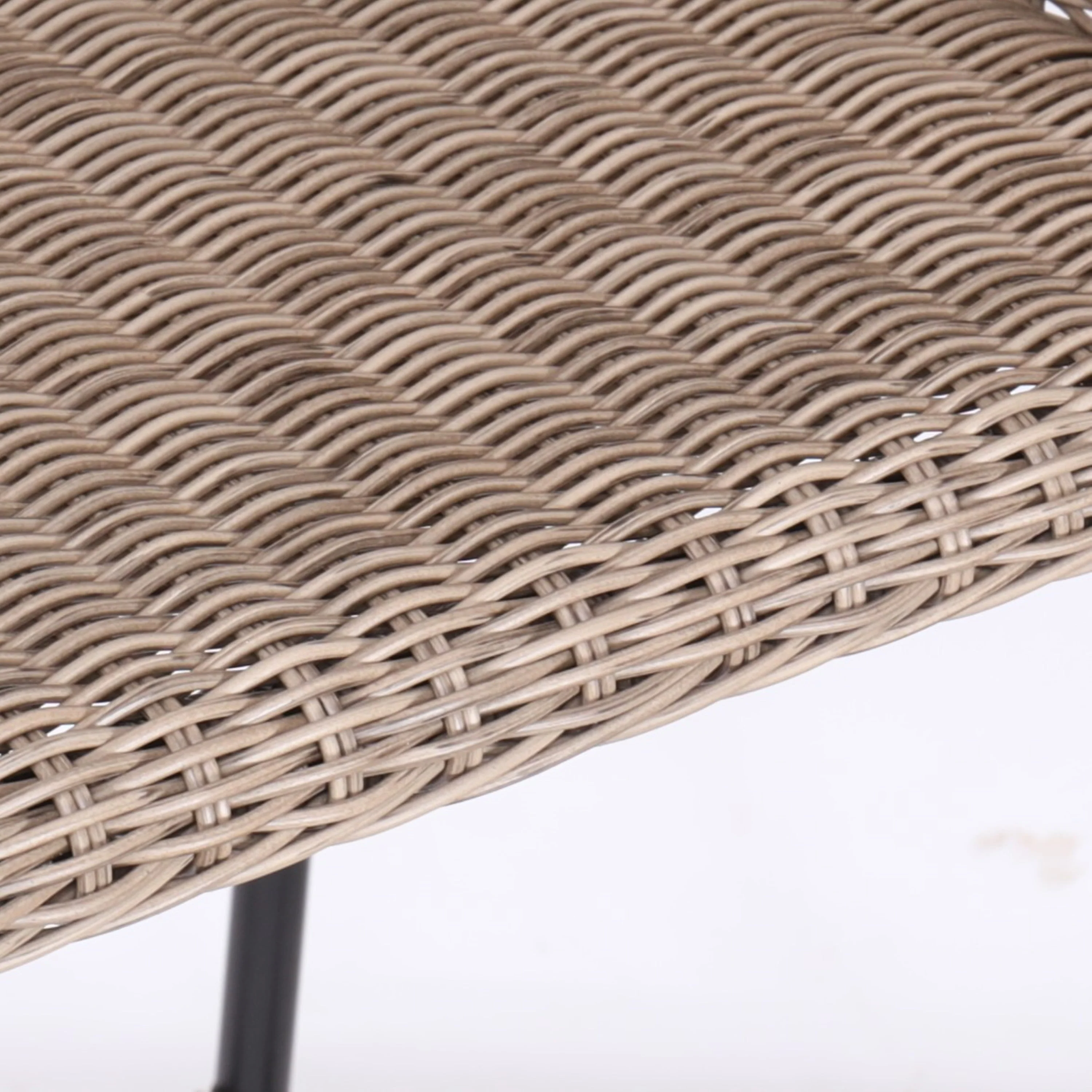Ladd Outdoor Metal Wicker Barstool Set of 2 - Image 13