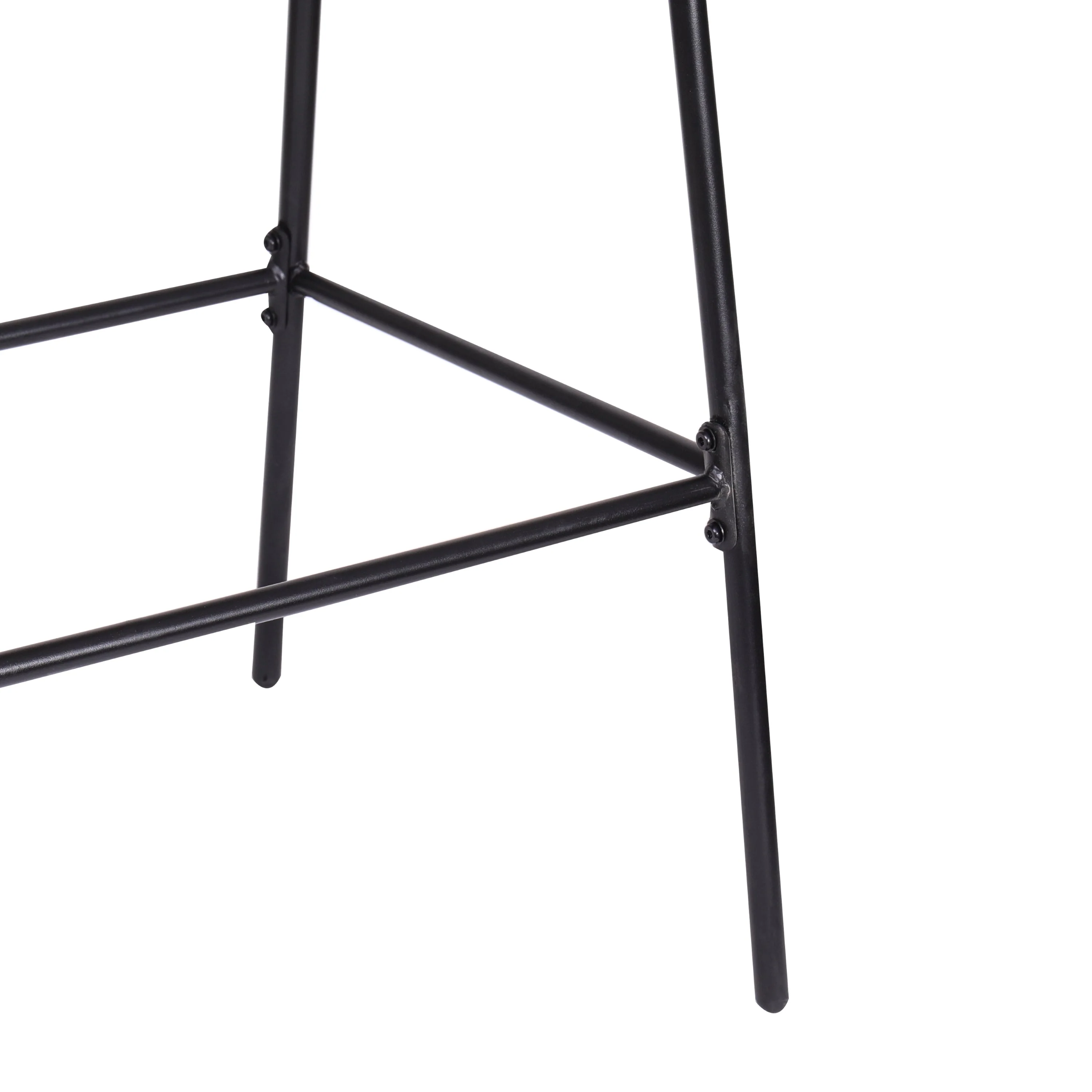 Ladd Outdoor Metal Wicker Barstool Set of 2 - Light Gray - Image 14