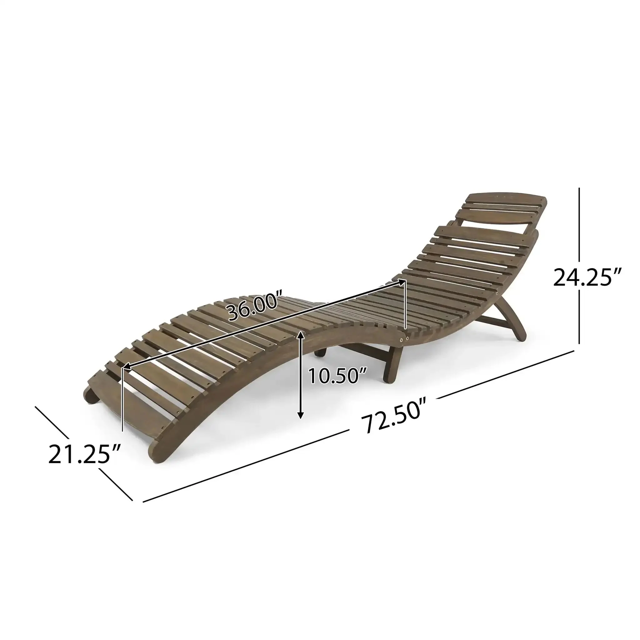 Lahaina - Wood Foldable Chaise Lounge - Image 8