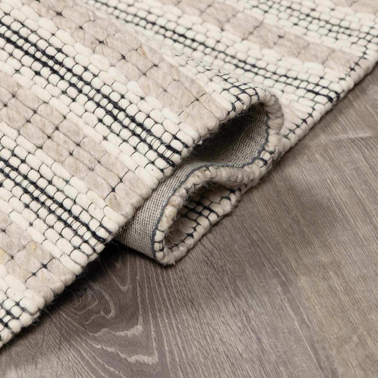 Laleh Cream & Black Area Rug - Clearance - Image 6