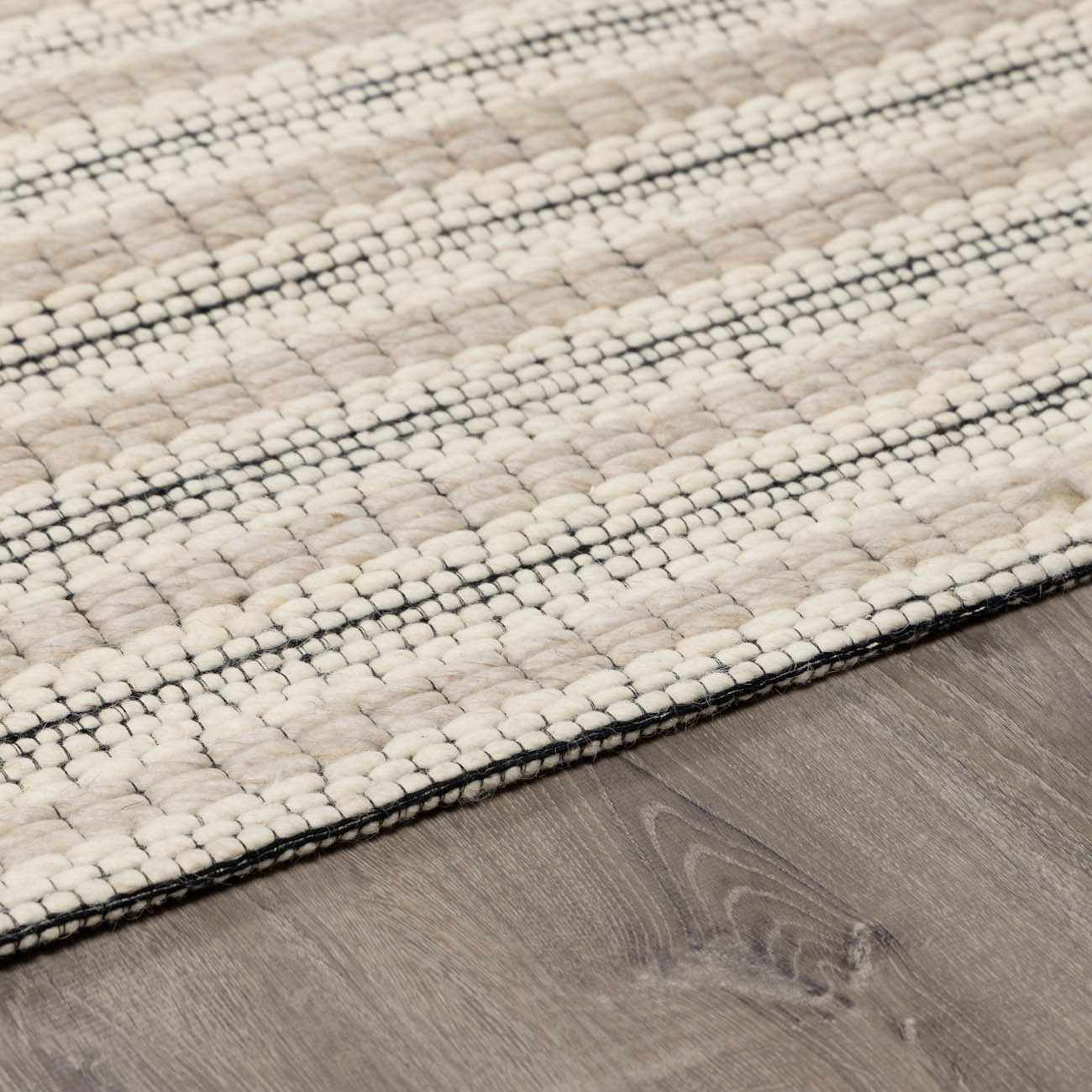 Laleh Cream & Black Area Rug - Clearance - Image 9