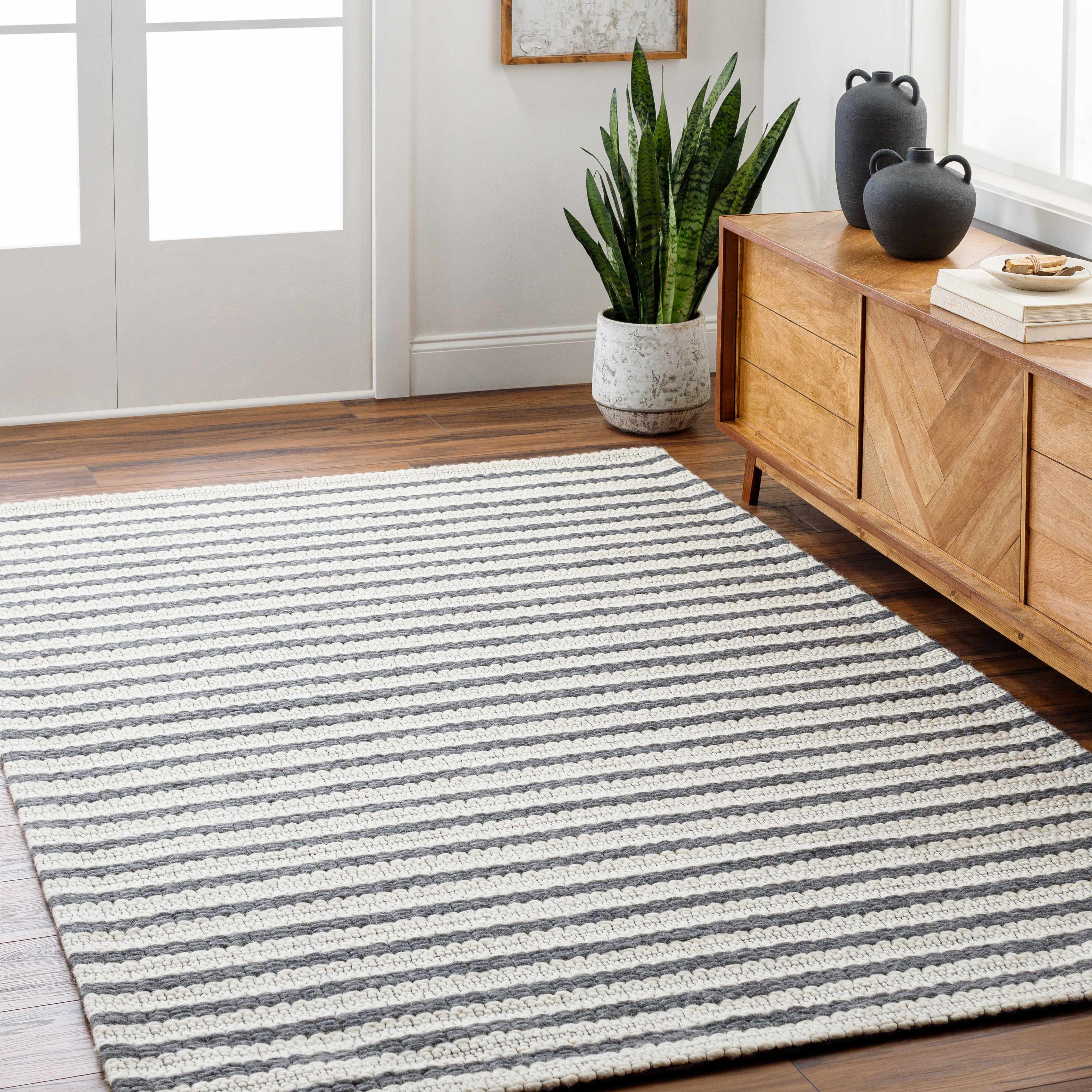 Laleh Cream & Gray Area Rug - Clearance - Image 2