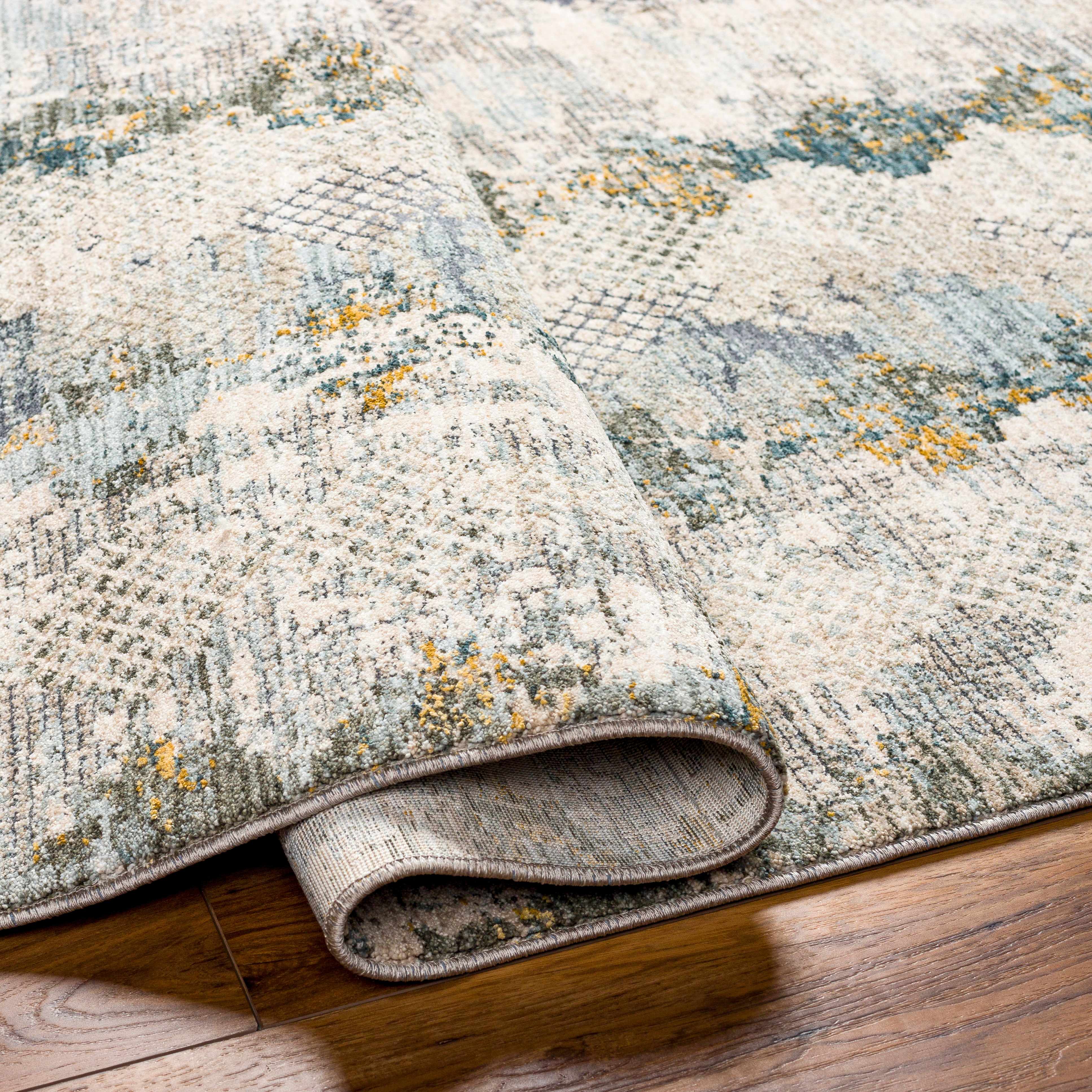 Lalo Textured Rug with Fringes - Image 5