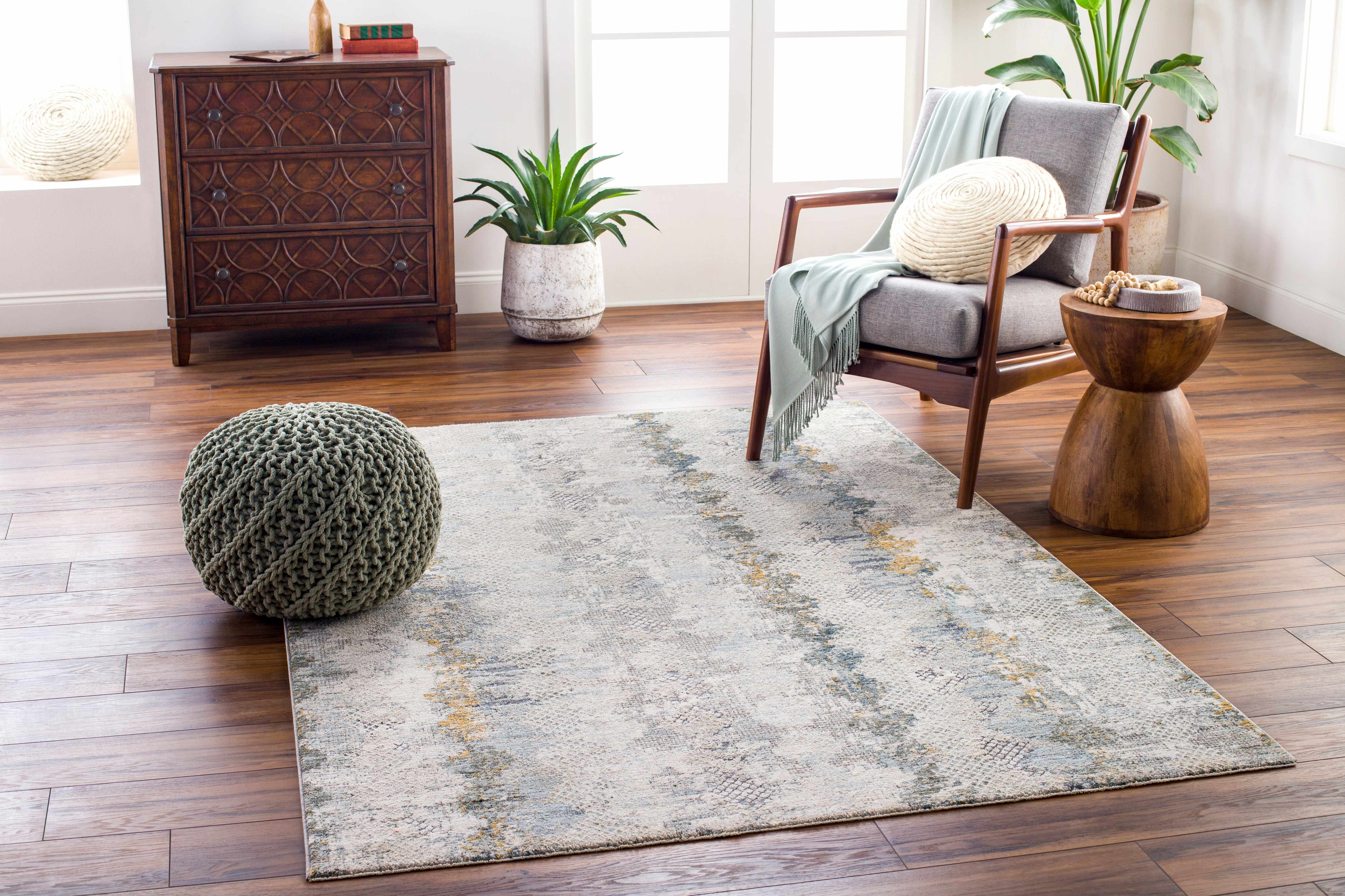 Lalo Textured Rug with Fringes - Image 7