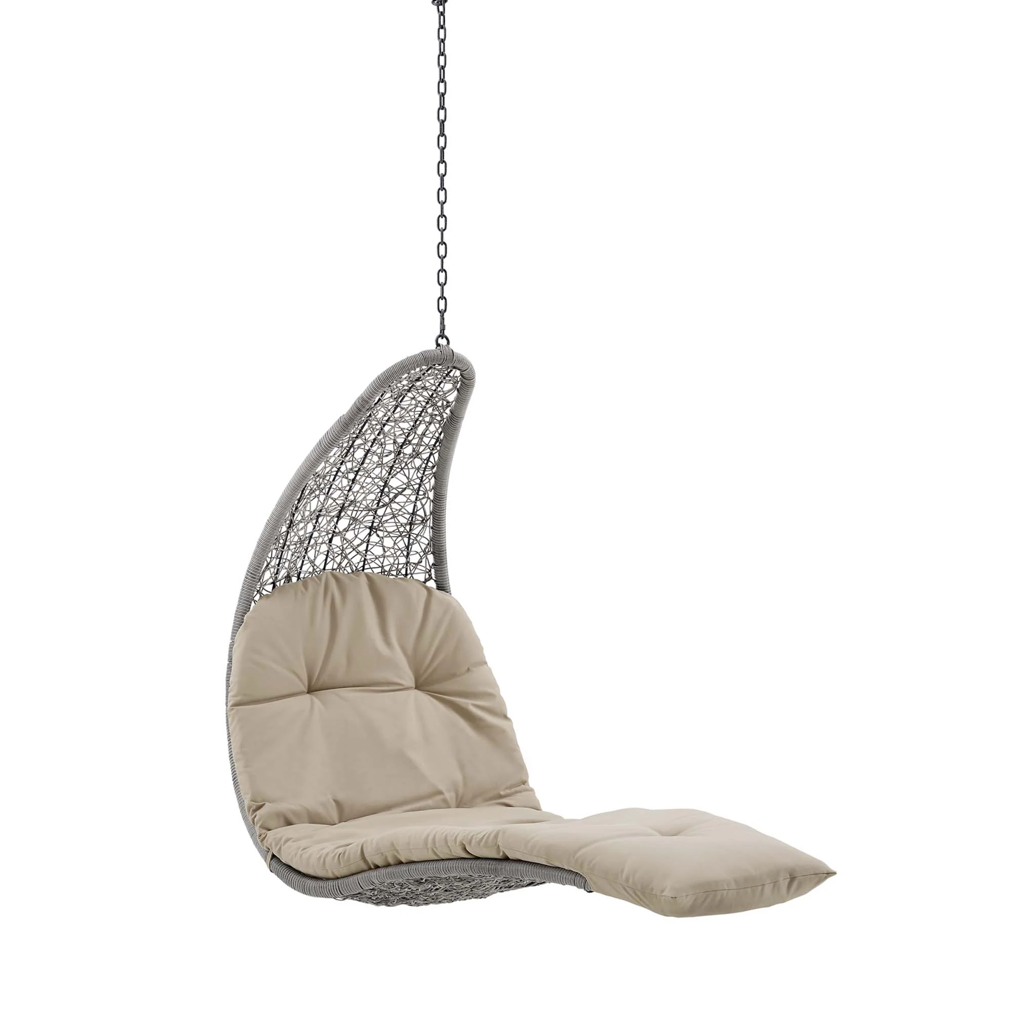 Landscape Hanging Chaise Lounge Outdoor Patio Swing Chair by Modway - Image 12