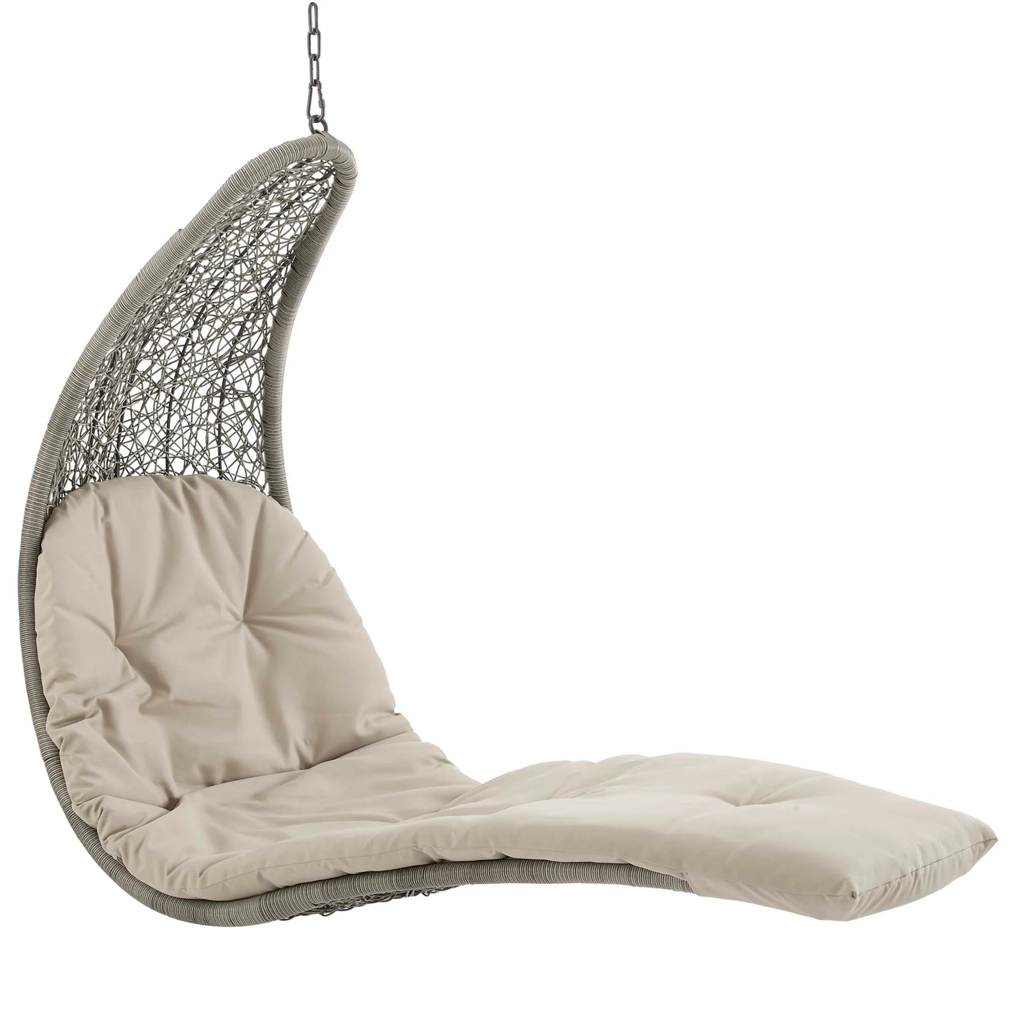 Landscape Hanging Chaise Lounge Outdoor Patio Swing Chair by Modway - Image 10
