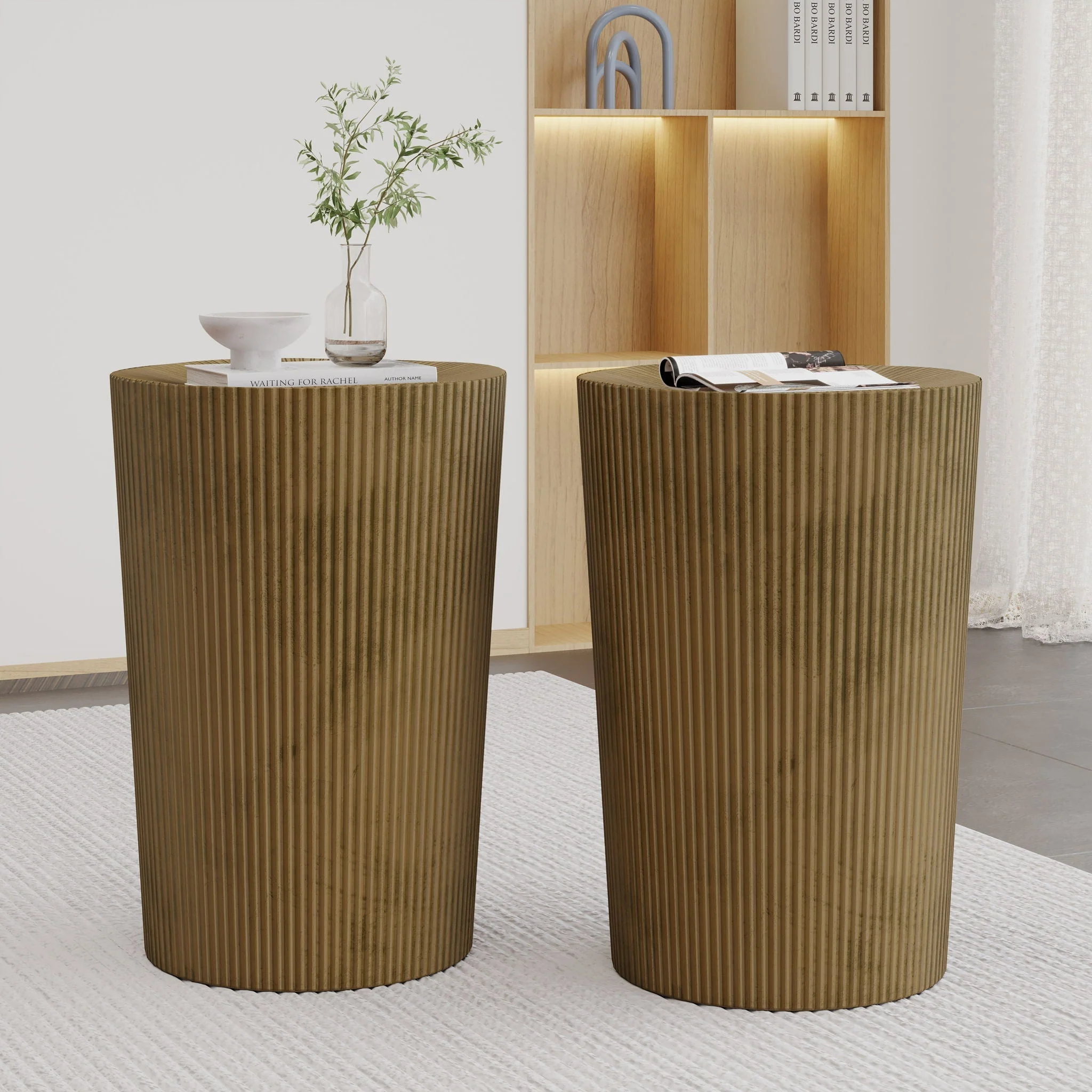 Langseth Iron Sunburst Side Table Set - Image 3