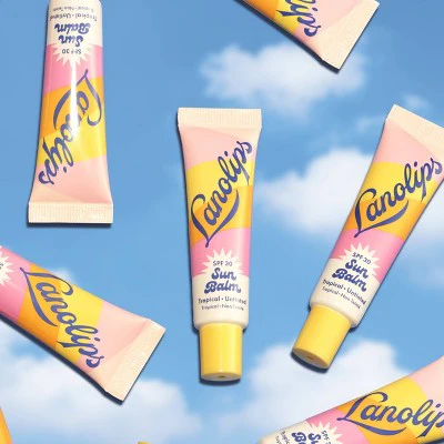 Lanolips Sun Balm SPF 30 Tropical 0.44oz - Image 5