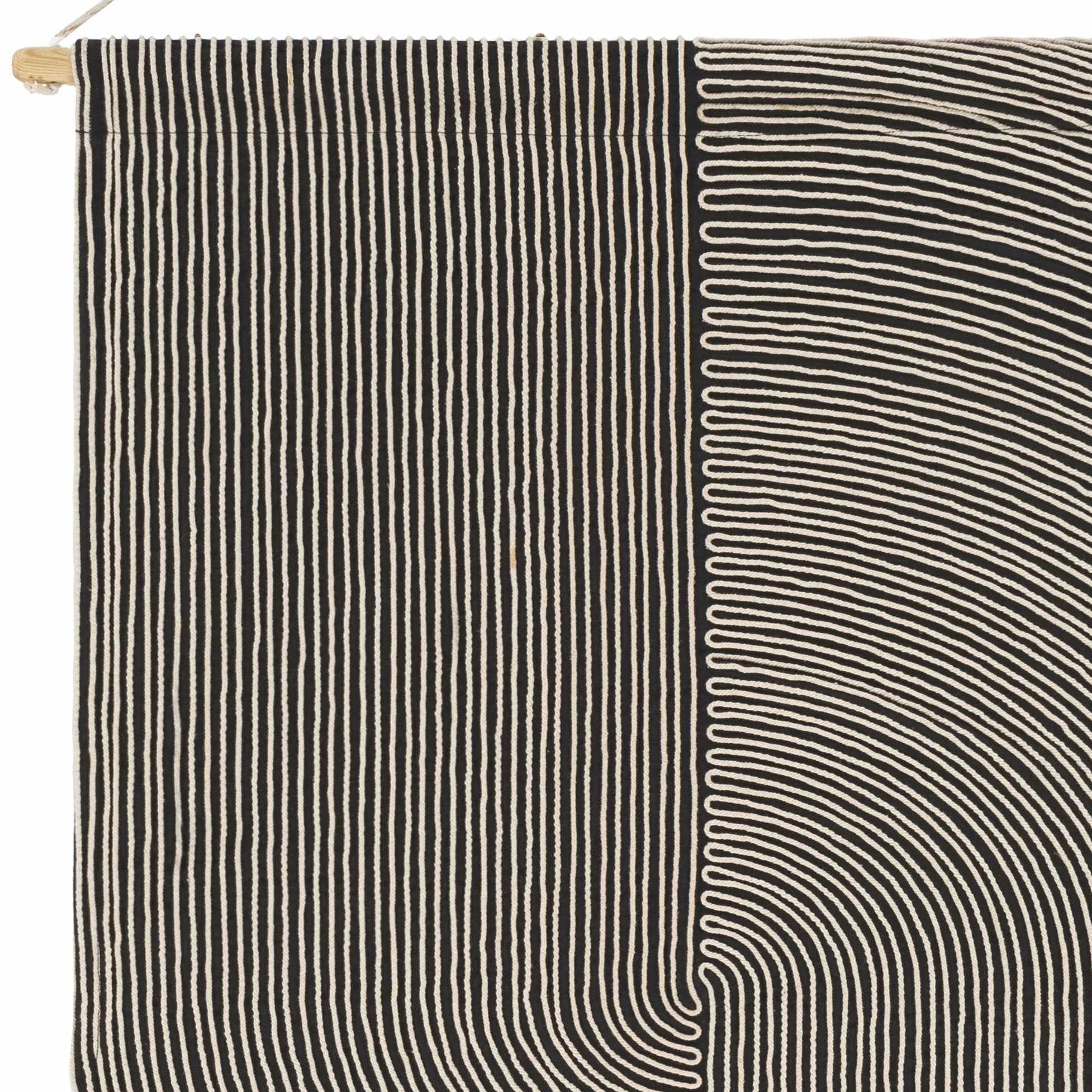 Lanse Black and White Geometric Wall Hanging - Image 3