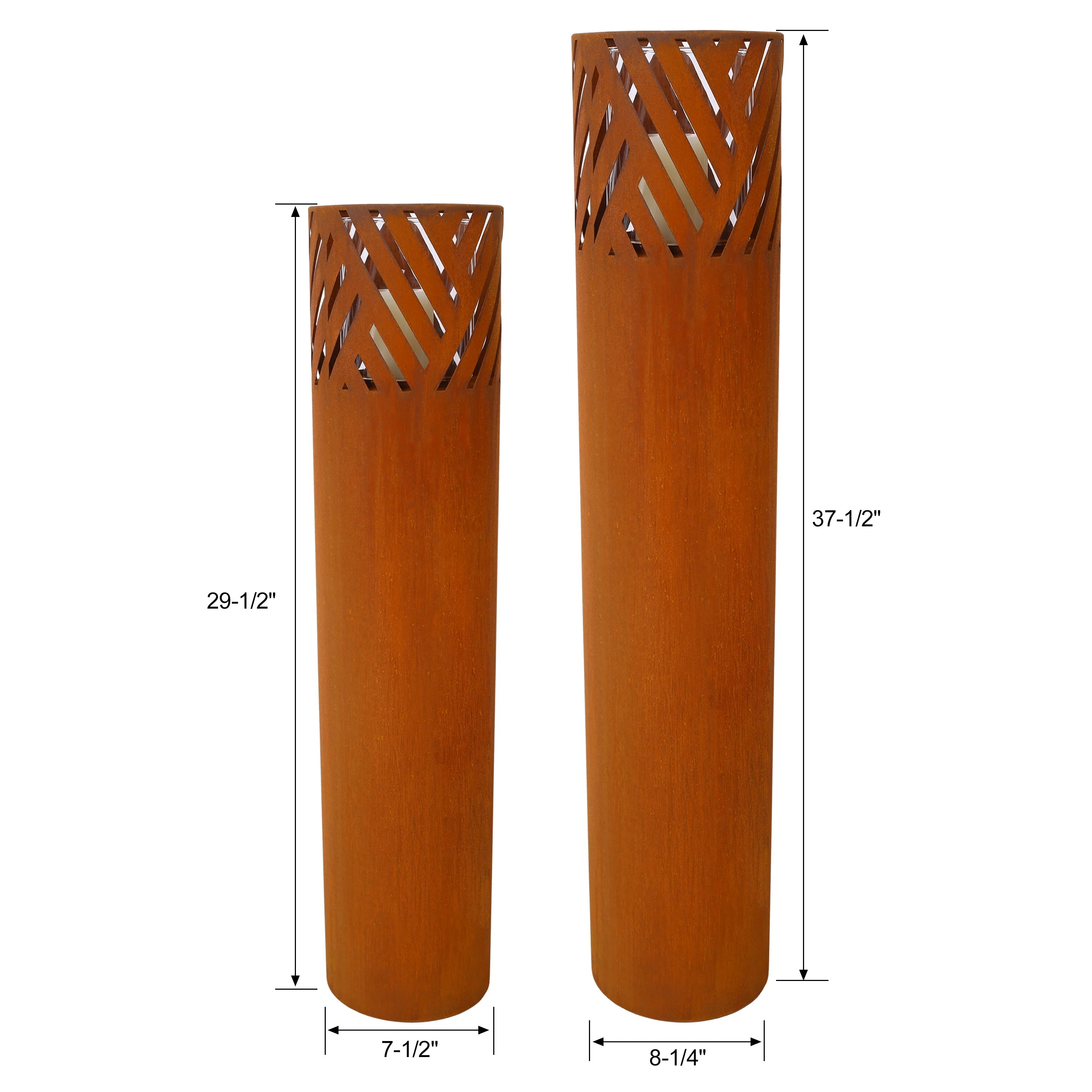 Lantern Column, Set of 2, Decorative Columns for Outdoor and Indoor Use - Image 14