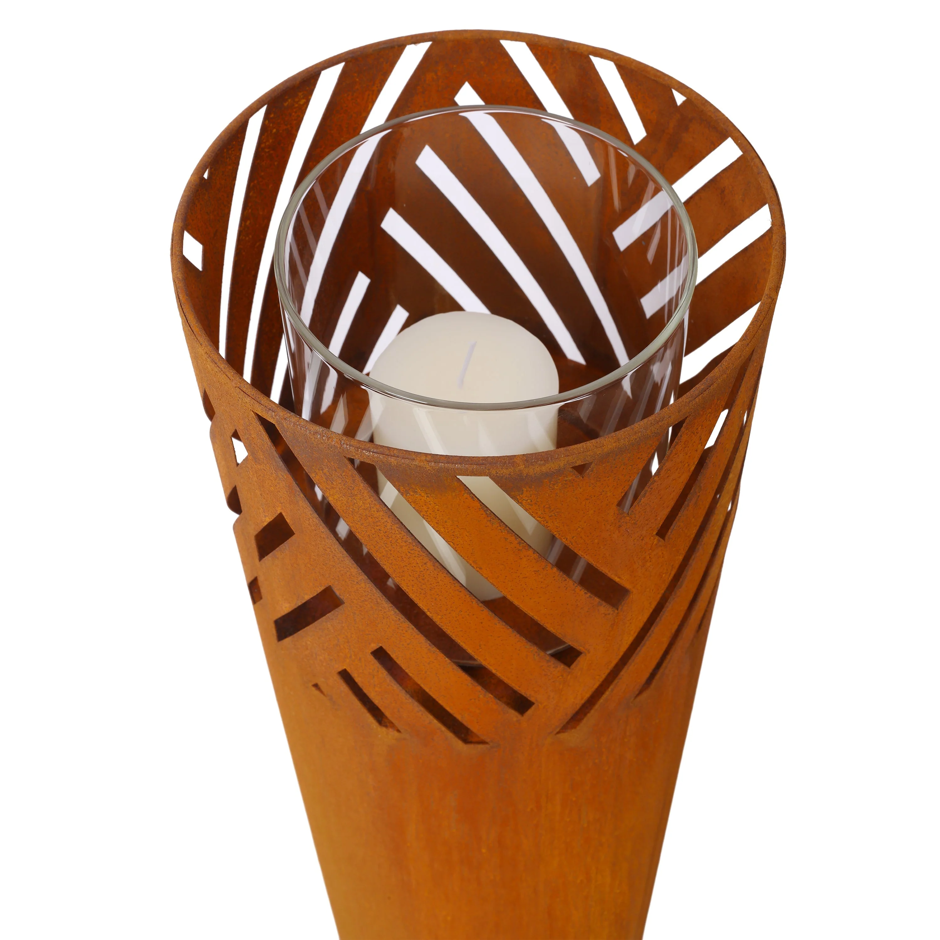 Lantern Column, Set of 2, Decorative Columns for Outdoor and Indoor Use - Image 2