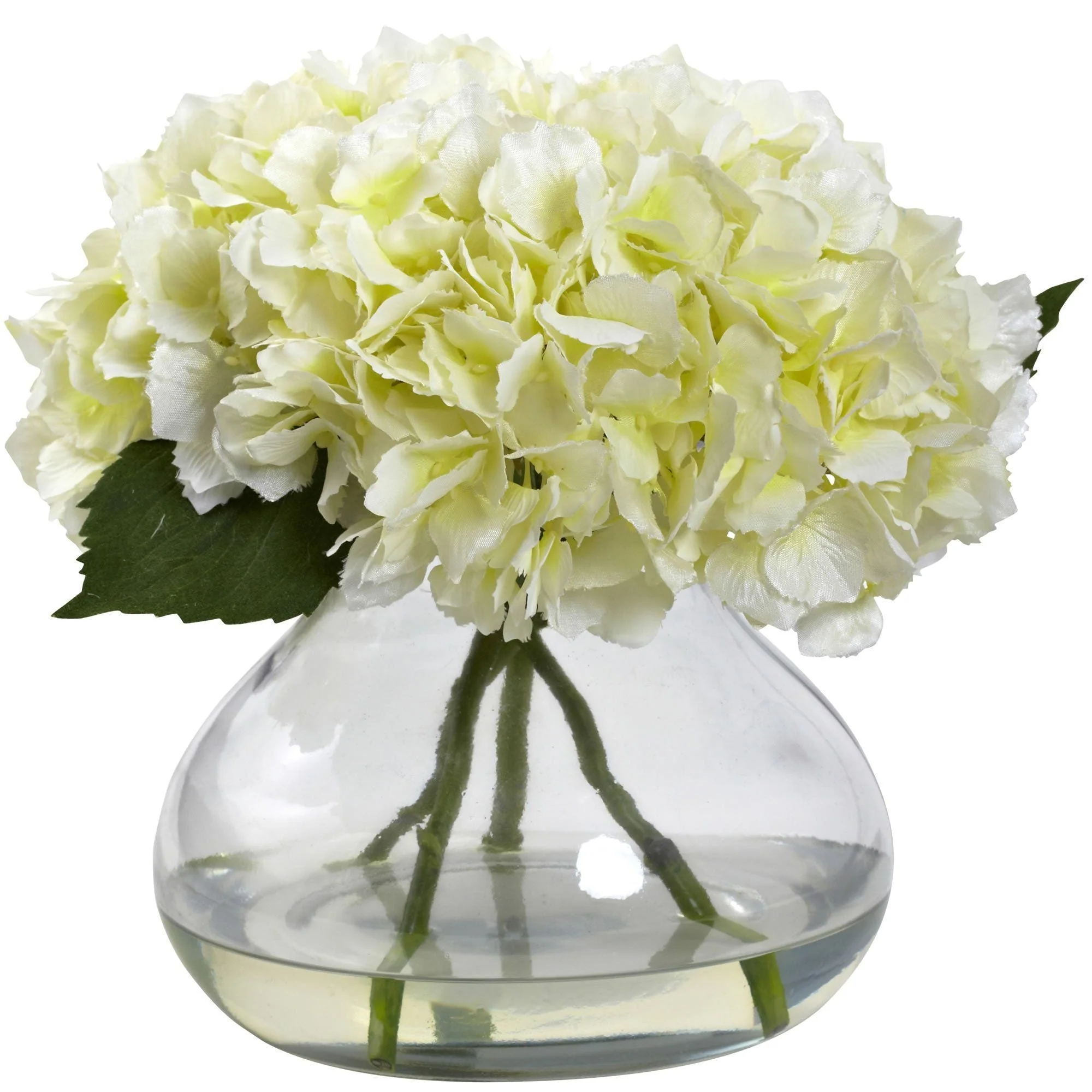 Large Blooming Hydrangea w/Vase - Image 2